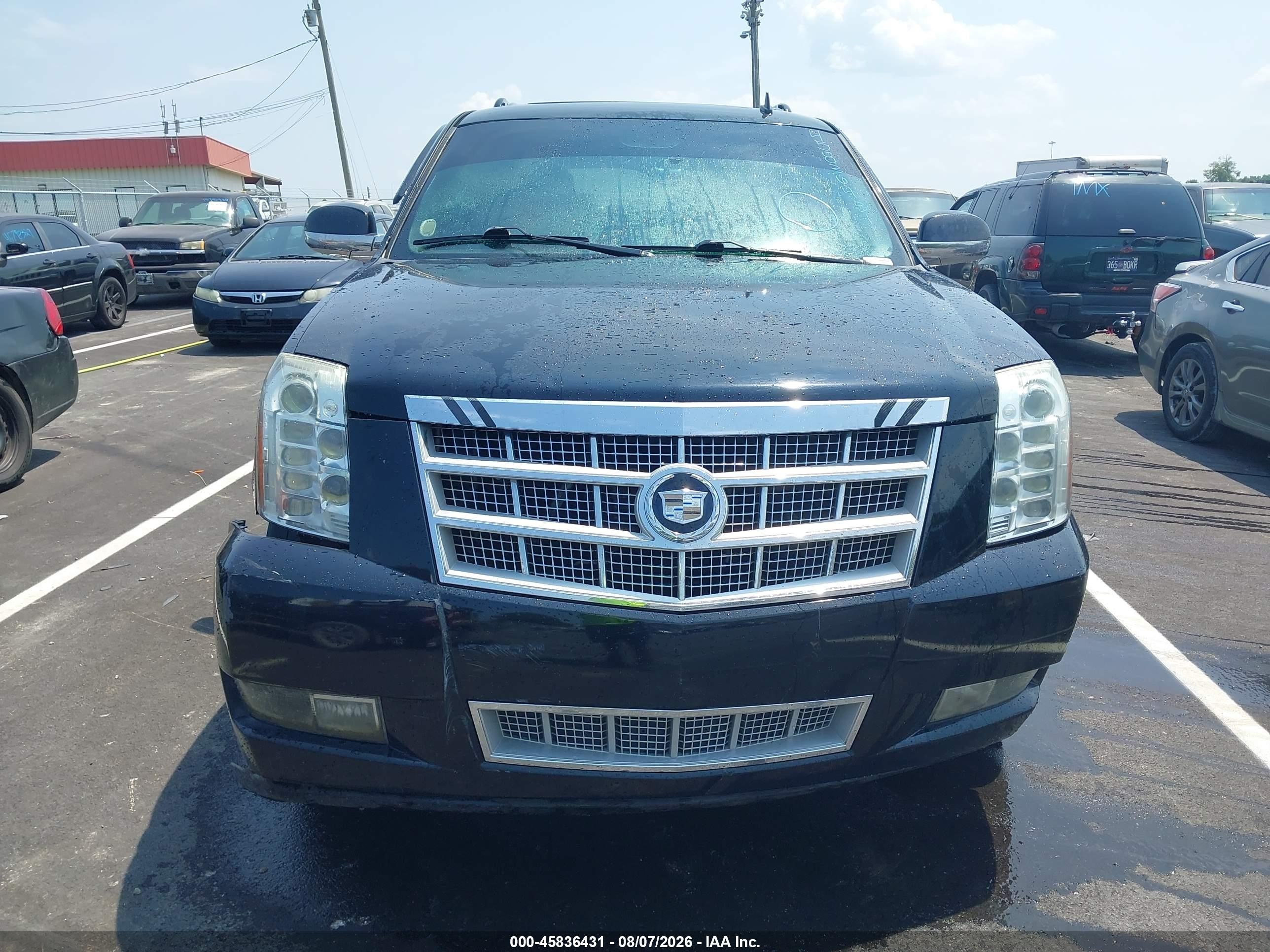 2009 Cadillac Escalade Esv Platinum Edition Black vin: 1GYFK36249R264887