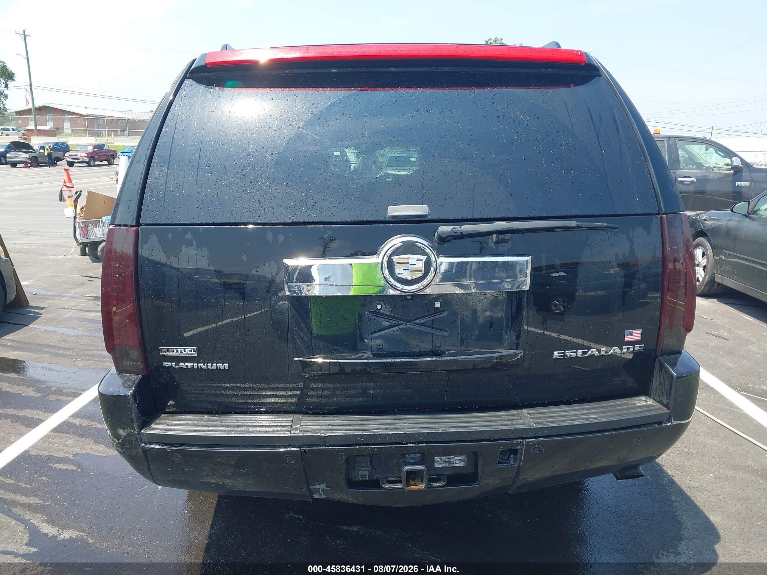 2009 Cadillac Escalade Esv Platinum Edition Black vin: 1GYFK36249R264887
