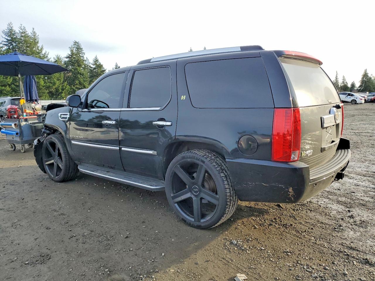 2009 Cadillac Escalade Hybrid Black vin: 1GYFK43569R268279