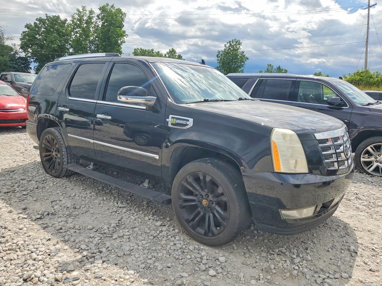 2009 Cadillac Escalade Hybrid Black vin: 1GYFK43599R125505