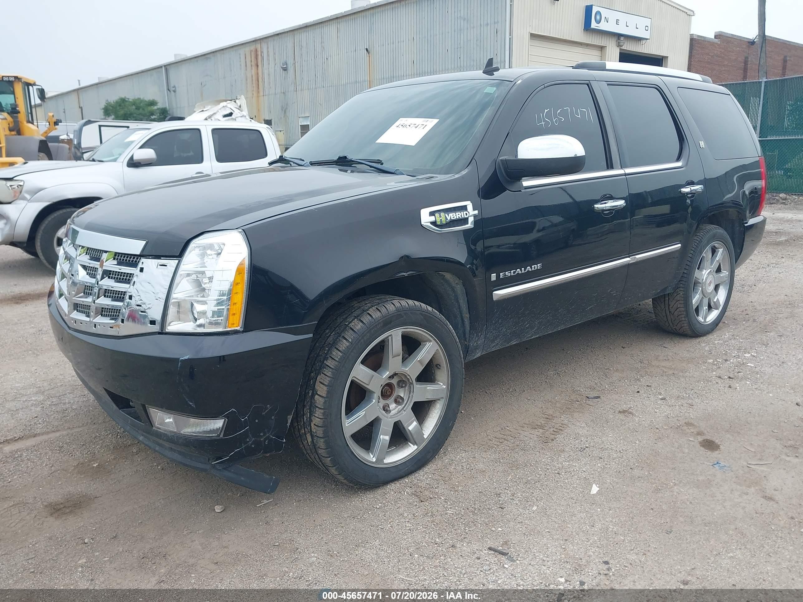 2009 Cadillac Escalade Hybrid Standard Black vin: 1GYFK435X9R210627