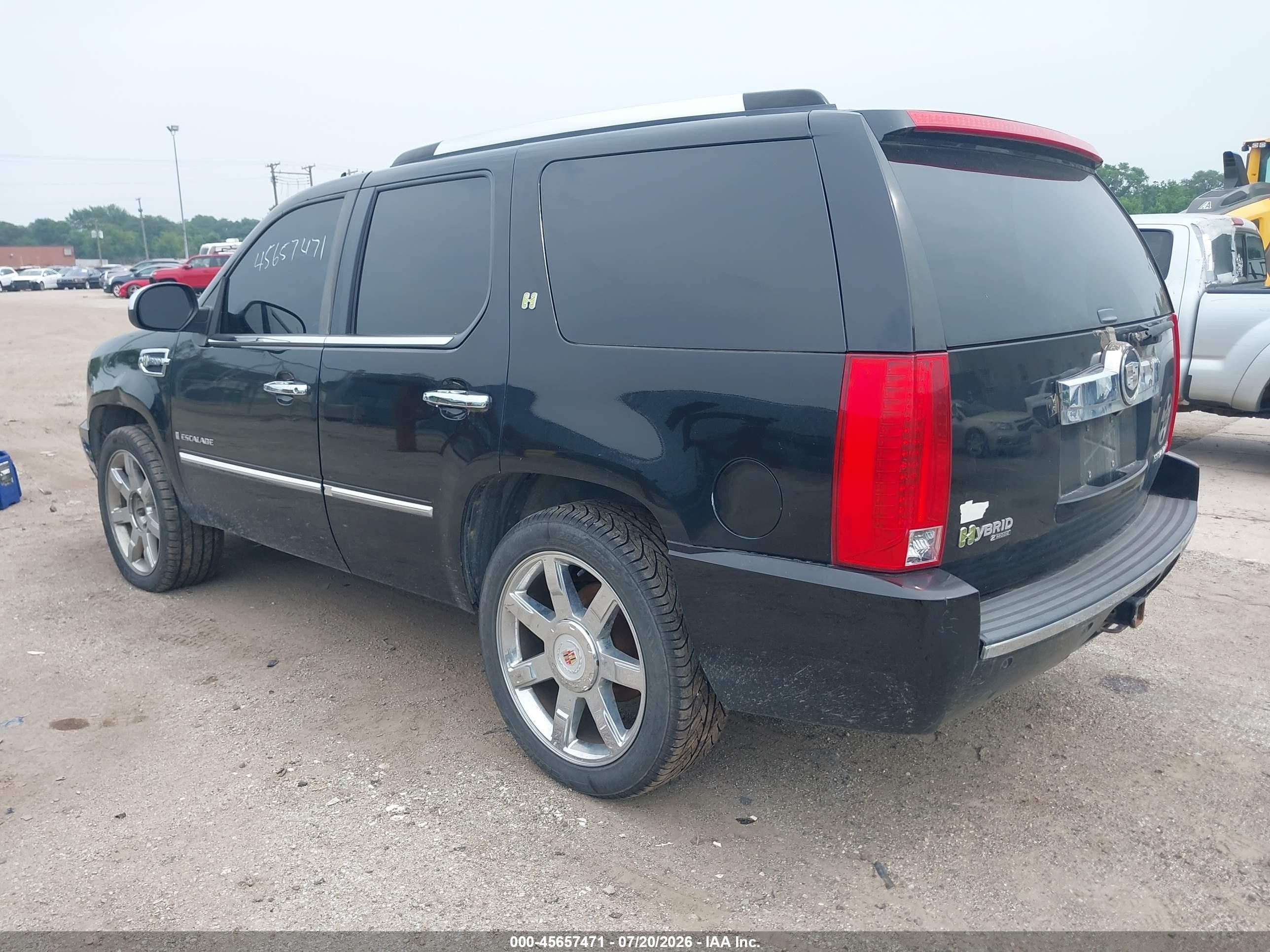 2009 Cadillac Escalade Hybrid Standard Black vin: 1GYFK435X9R210627