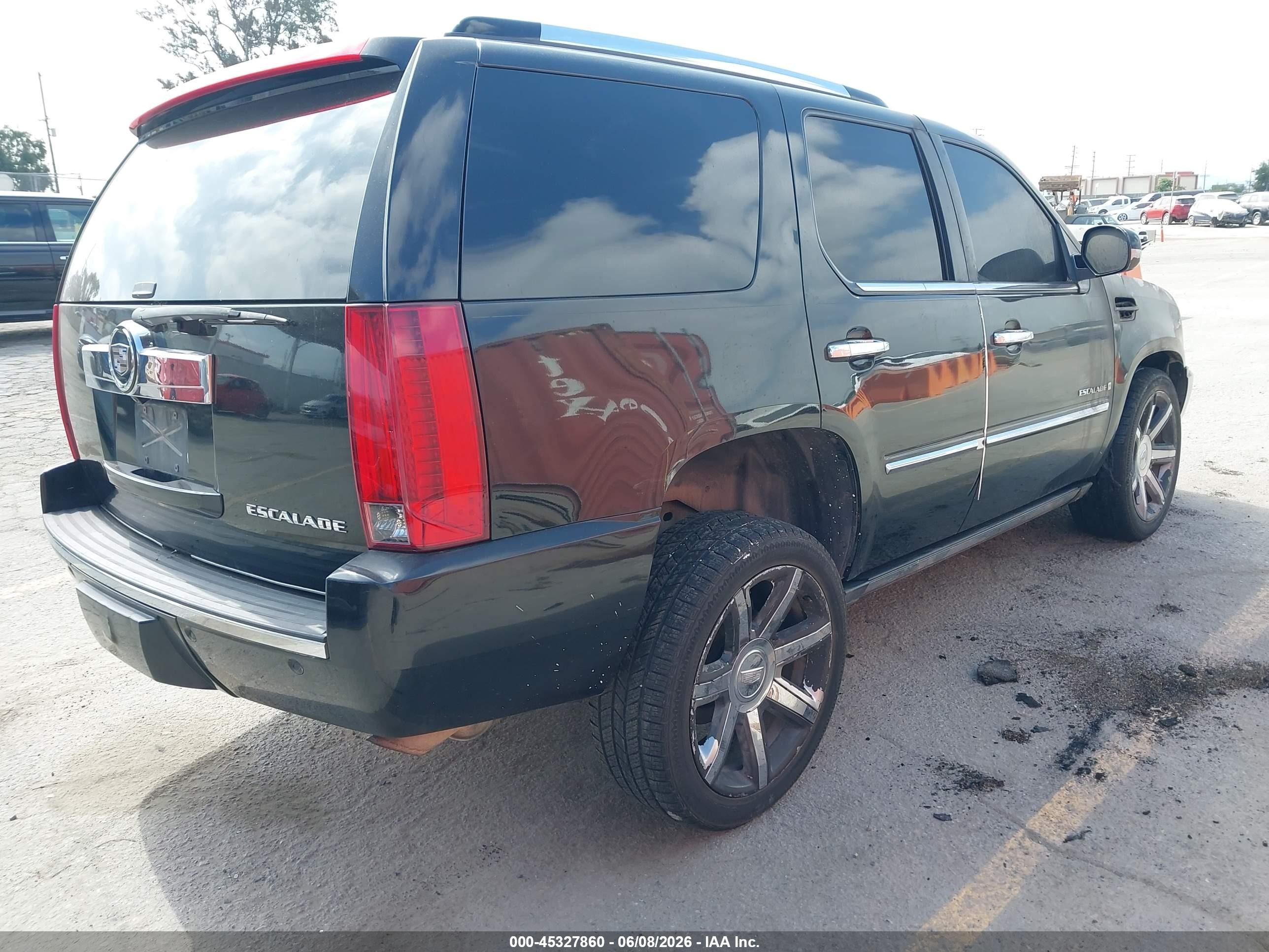 2008 Cadillac Escalade Standard Black vin: 1GYFK63808R269531