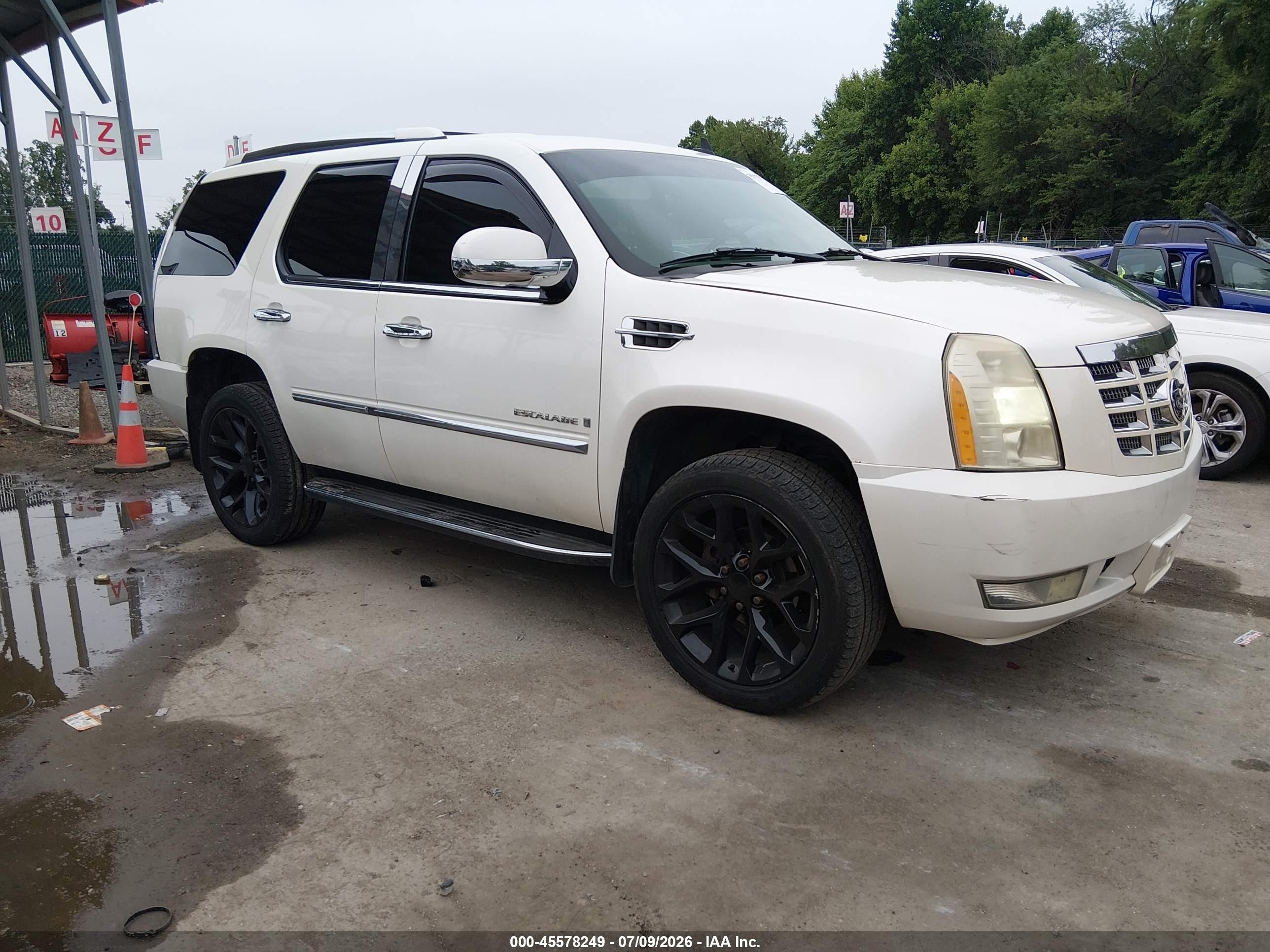 2007 Cadillac Escalade   Белый vin: 1GYFK63817R239047