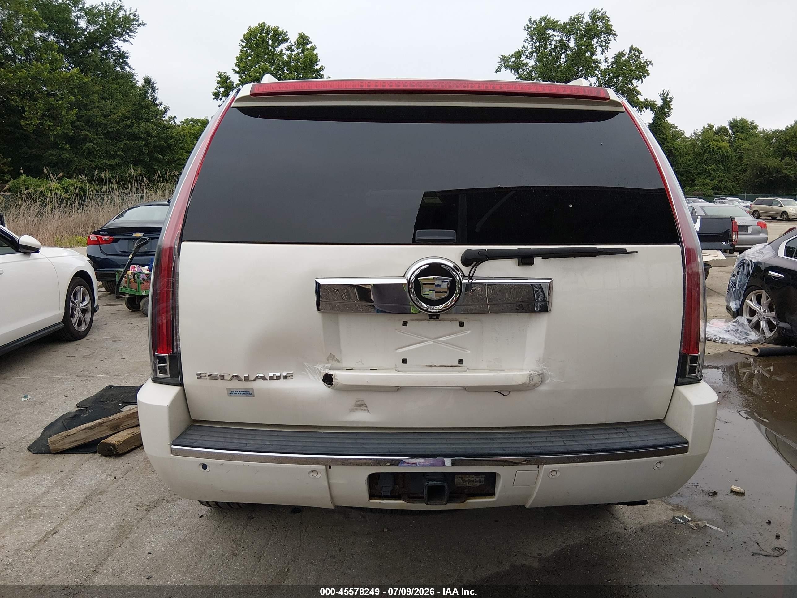 2007 Cadillac Escalade   Белый vin: 1GYFK63817R239047