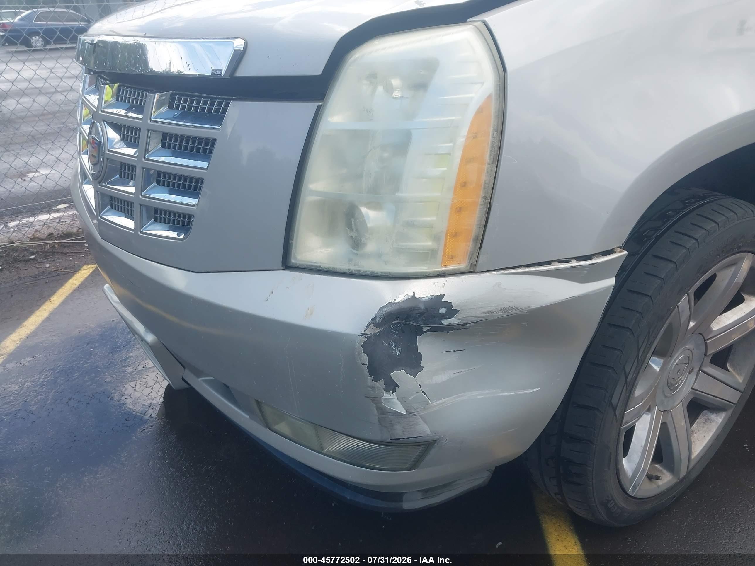 2007 Cadillac Escalade   Gray vin: 1GYFK63827R144111