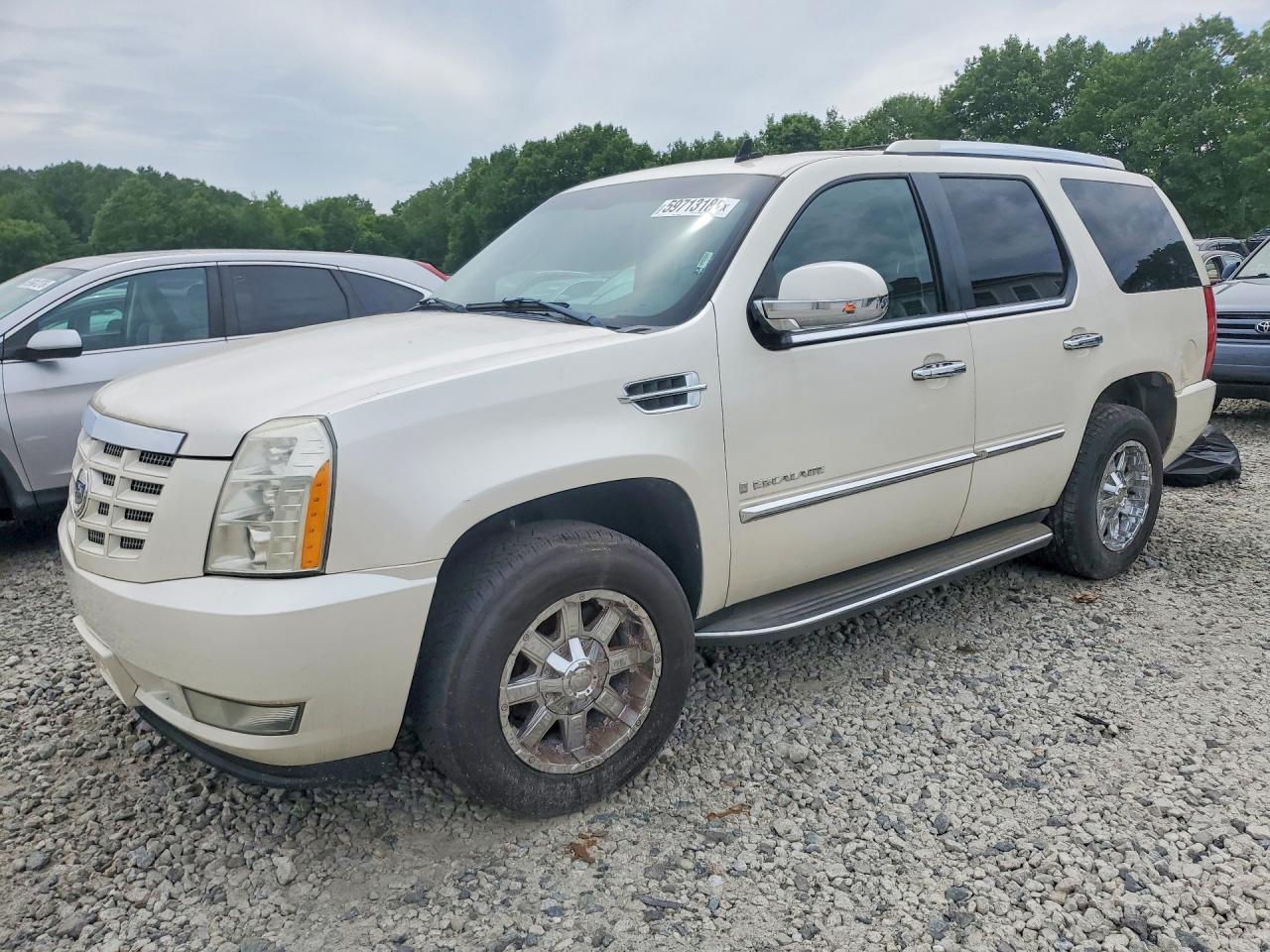 2007 Cadillac Escalade Luxury Белый vin: 1GYFK63827R183796