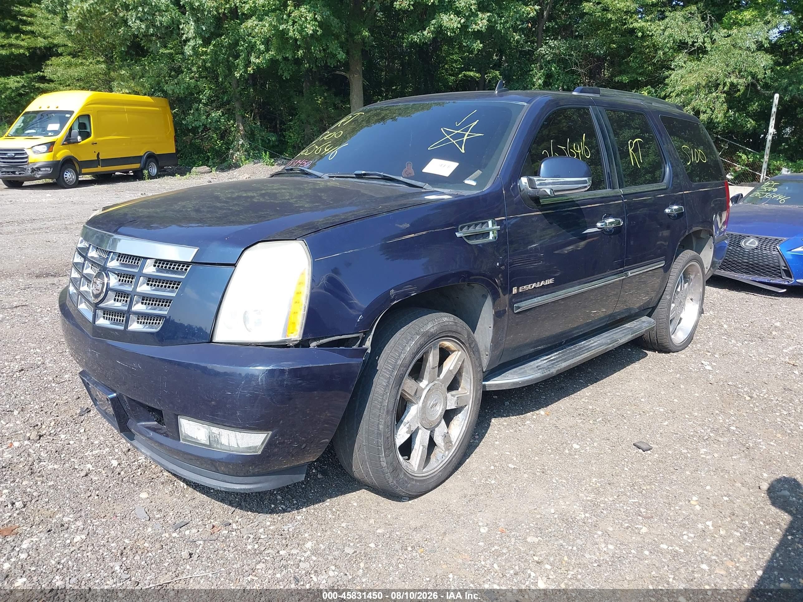 2007 Cadillac Escalade   Blue vin: 1GYFK63827R198976