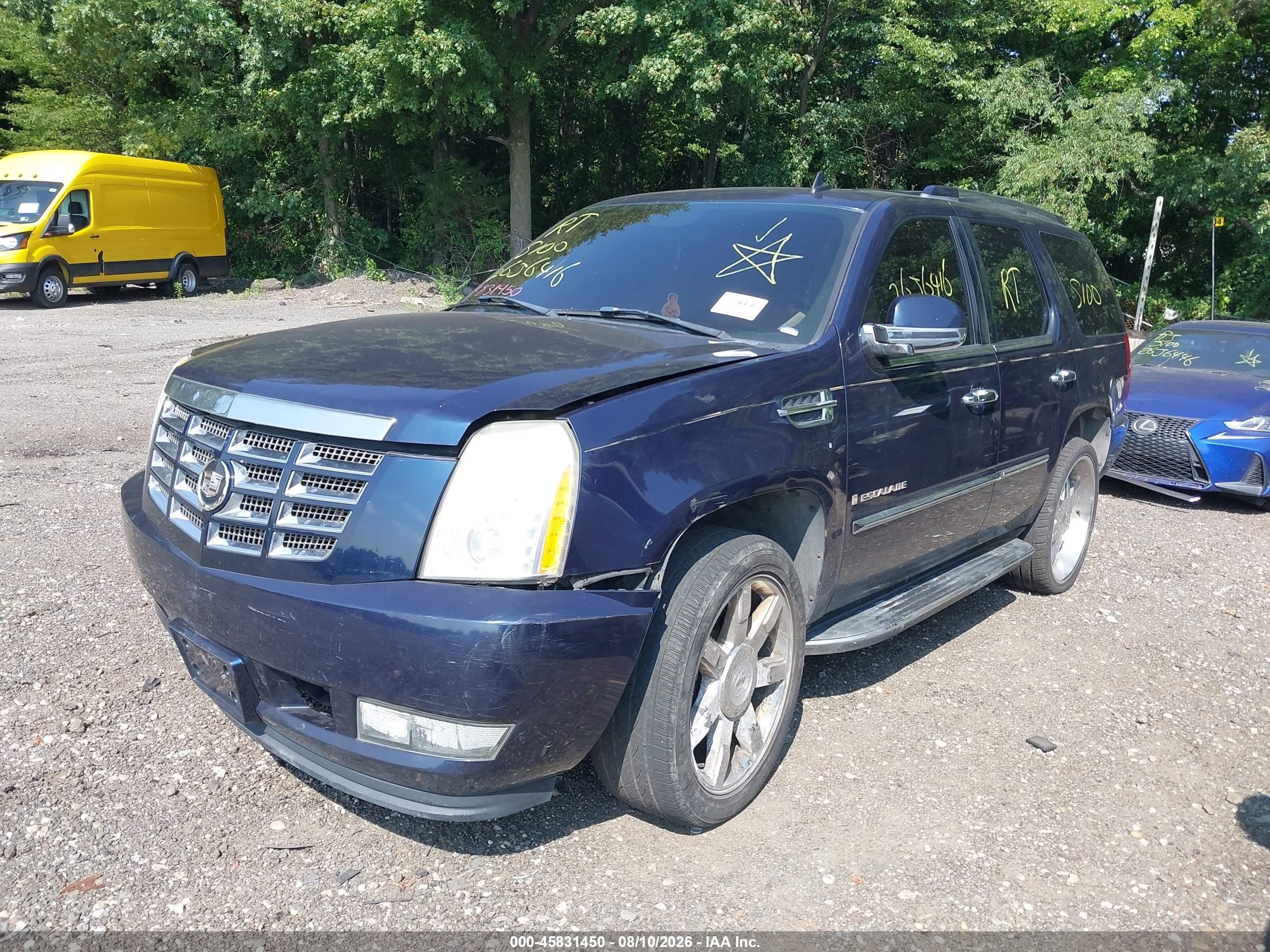2007 Cadillac Escalade   Blue vin: 1GYFK63827R198976