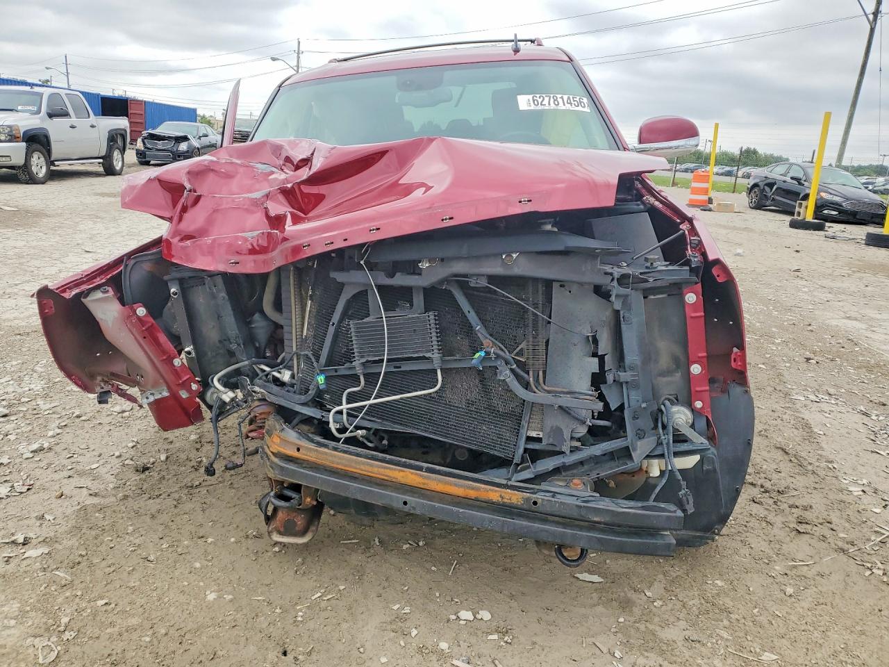 2007 Cadillac Escalade Luxury Burgundy vin: 1GYFK63827R254057