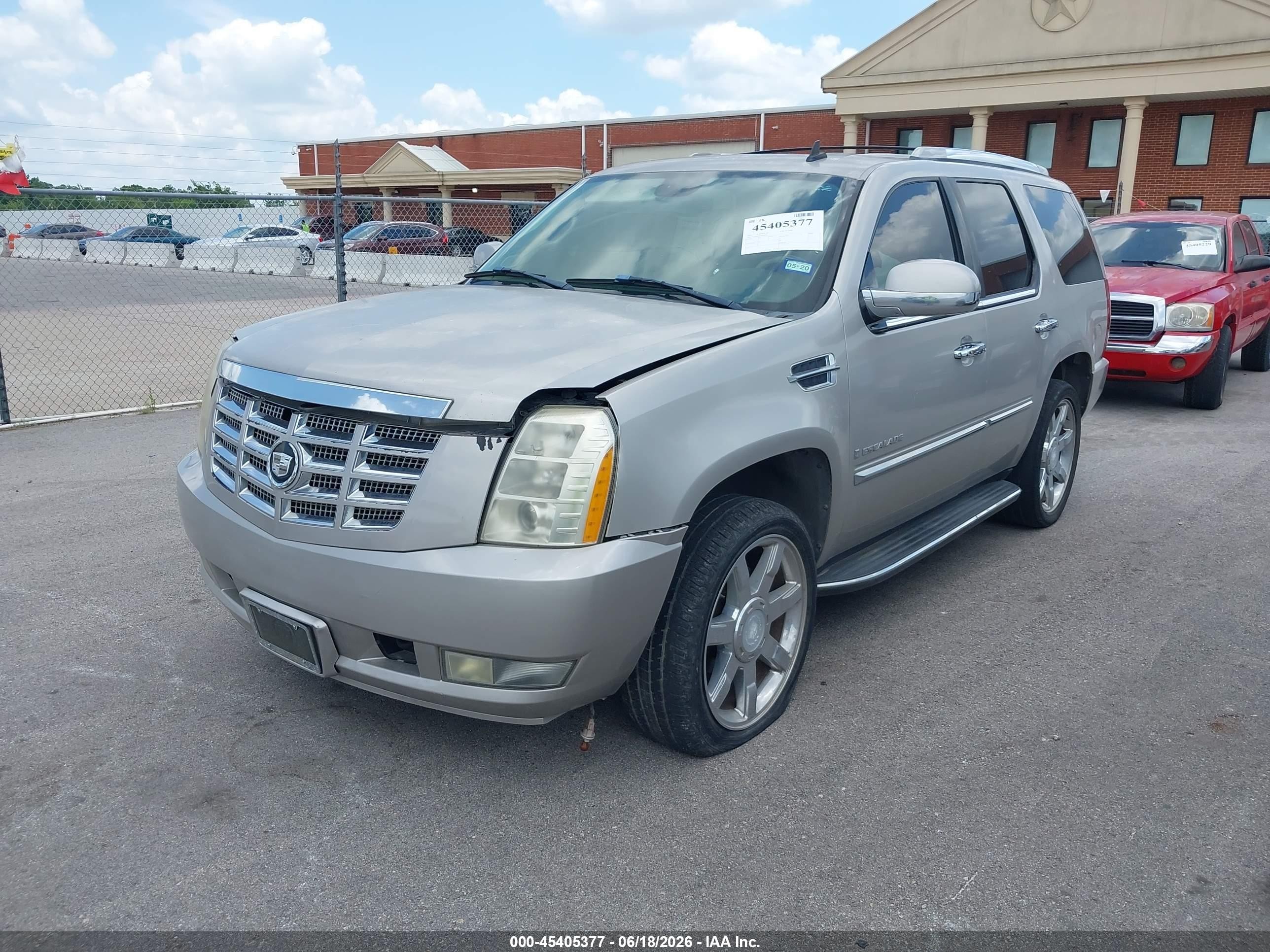 2007 Cadillac Escalade   Gold vin: 1GYFK63827R299922