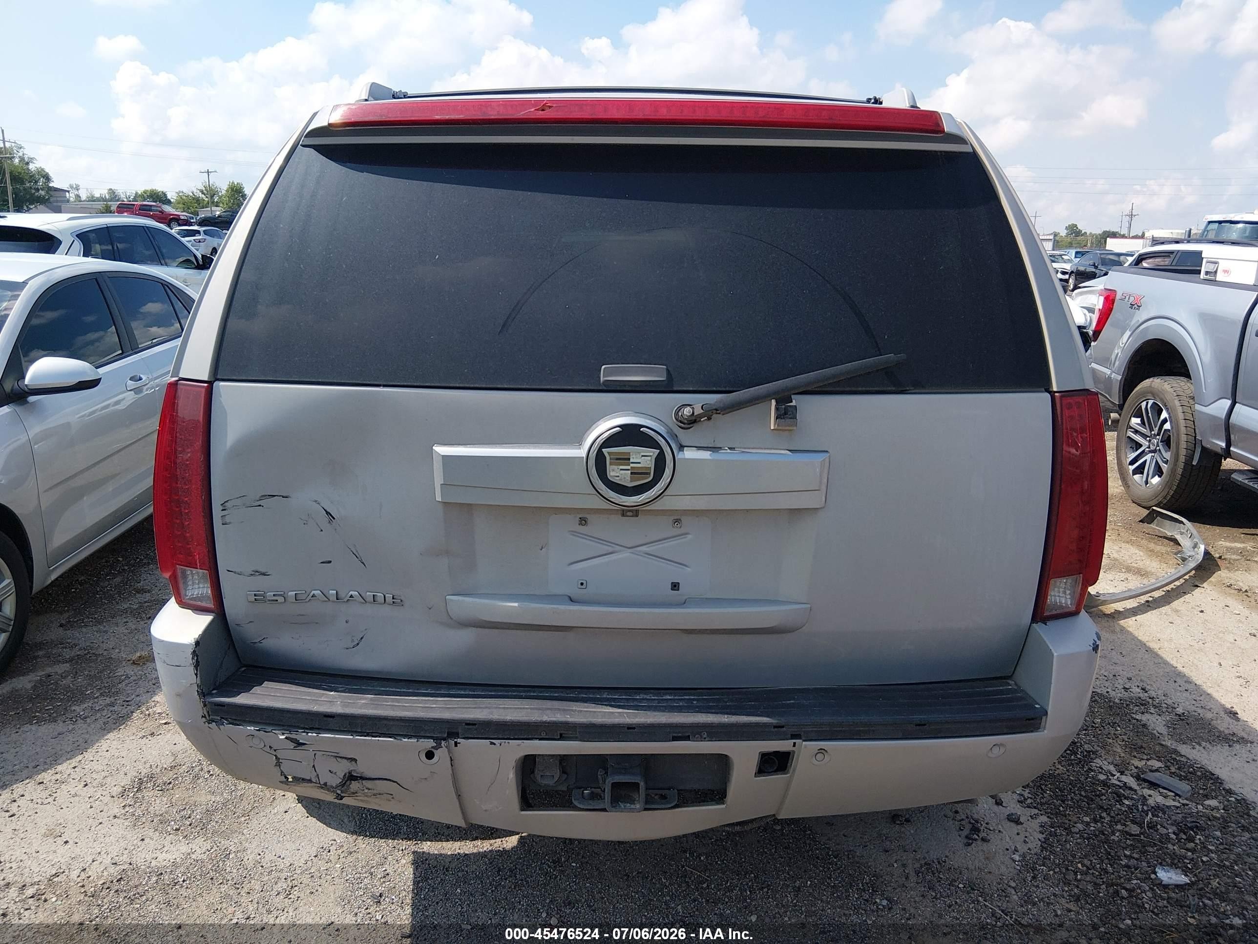 2007 Cadillac Escalade Standard Gray vin: 1GYFK63837R123543