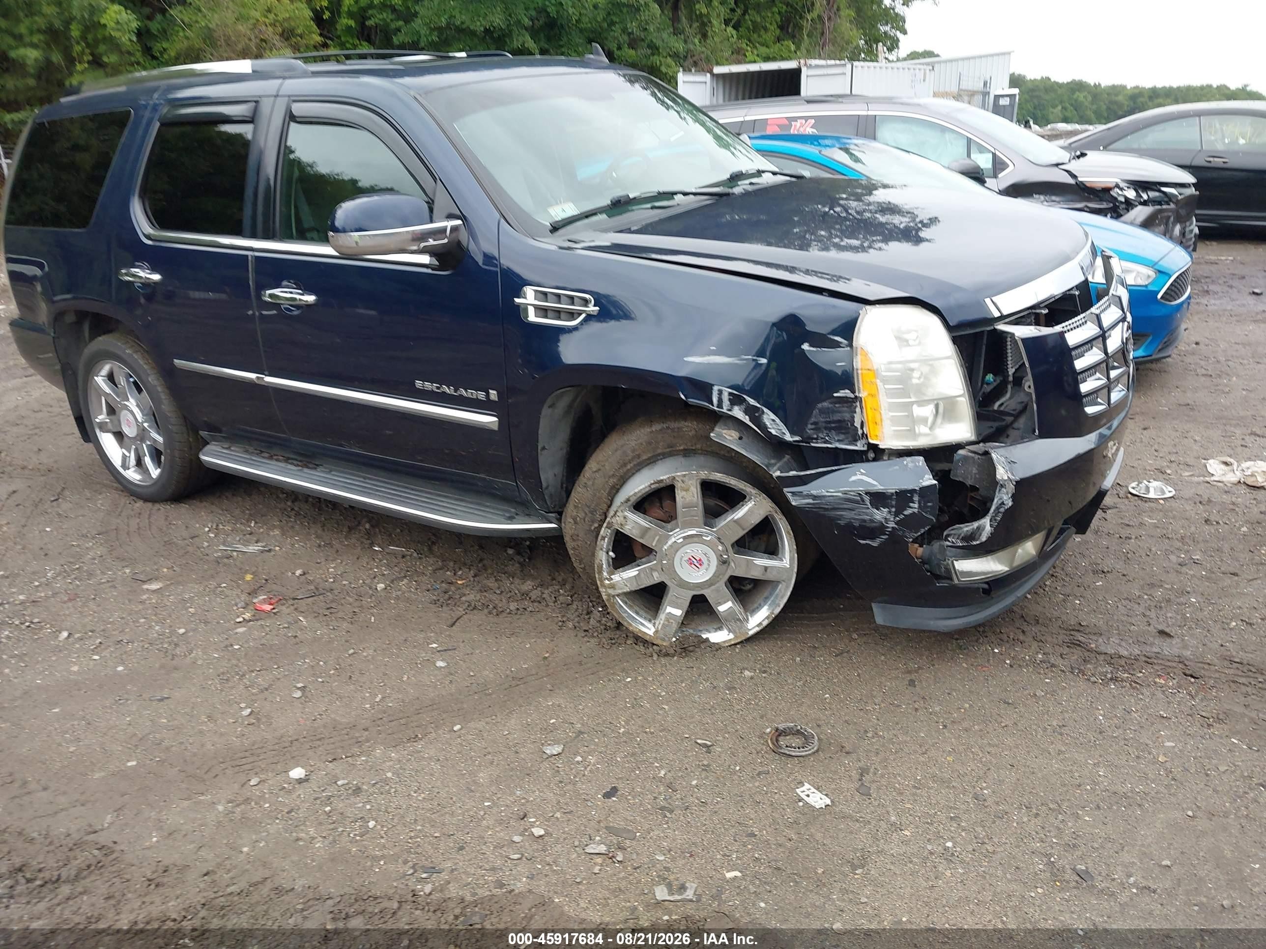 2007 Cadillac Escalade   Blue vin: 1GYFK63847R308295