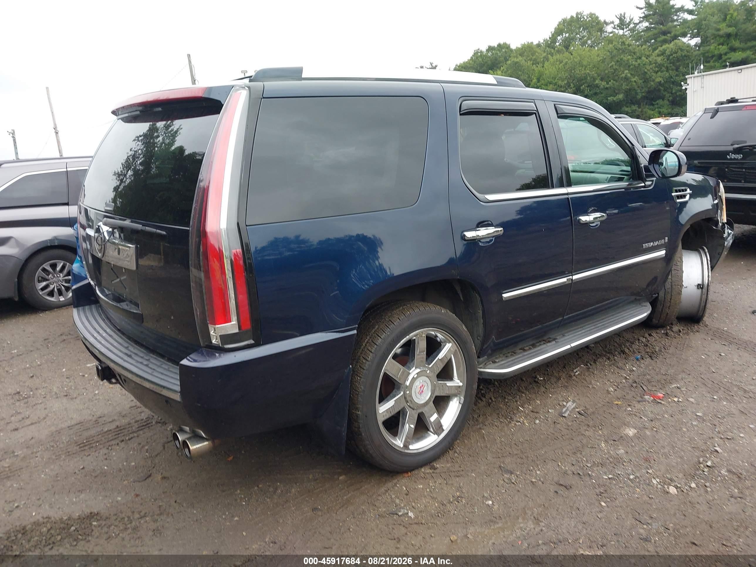 2007 Cadillac Escalade   Blue vin: 1GYFK63847R308295