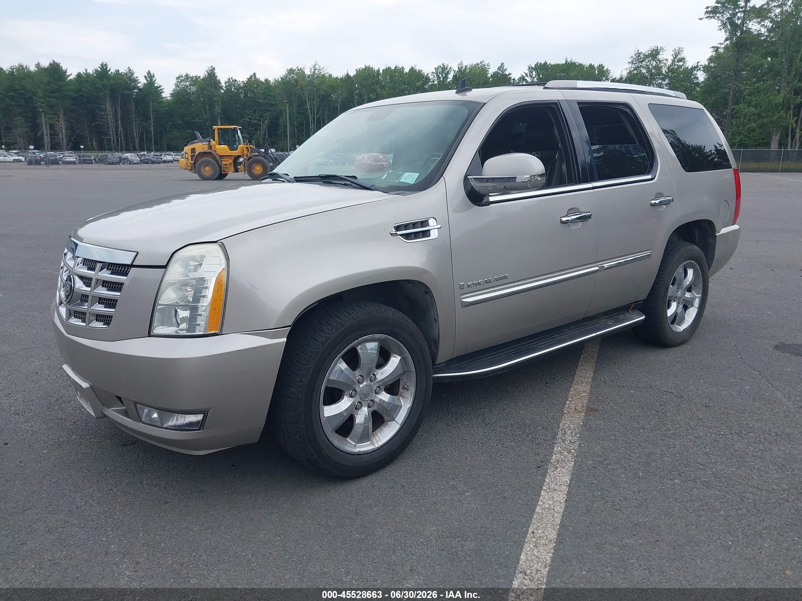 2007 Cadillac Escalade   Gray vin: 1GYFK63857R137430