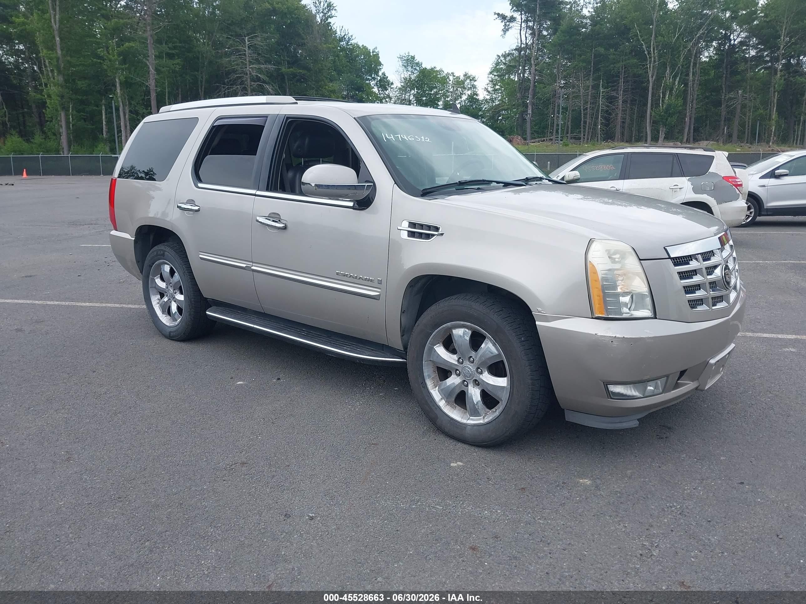 2007 Cadillac Escalade   Gray vin: 1GYFK63857R137430