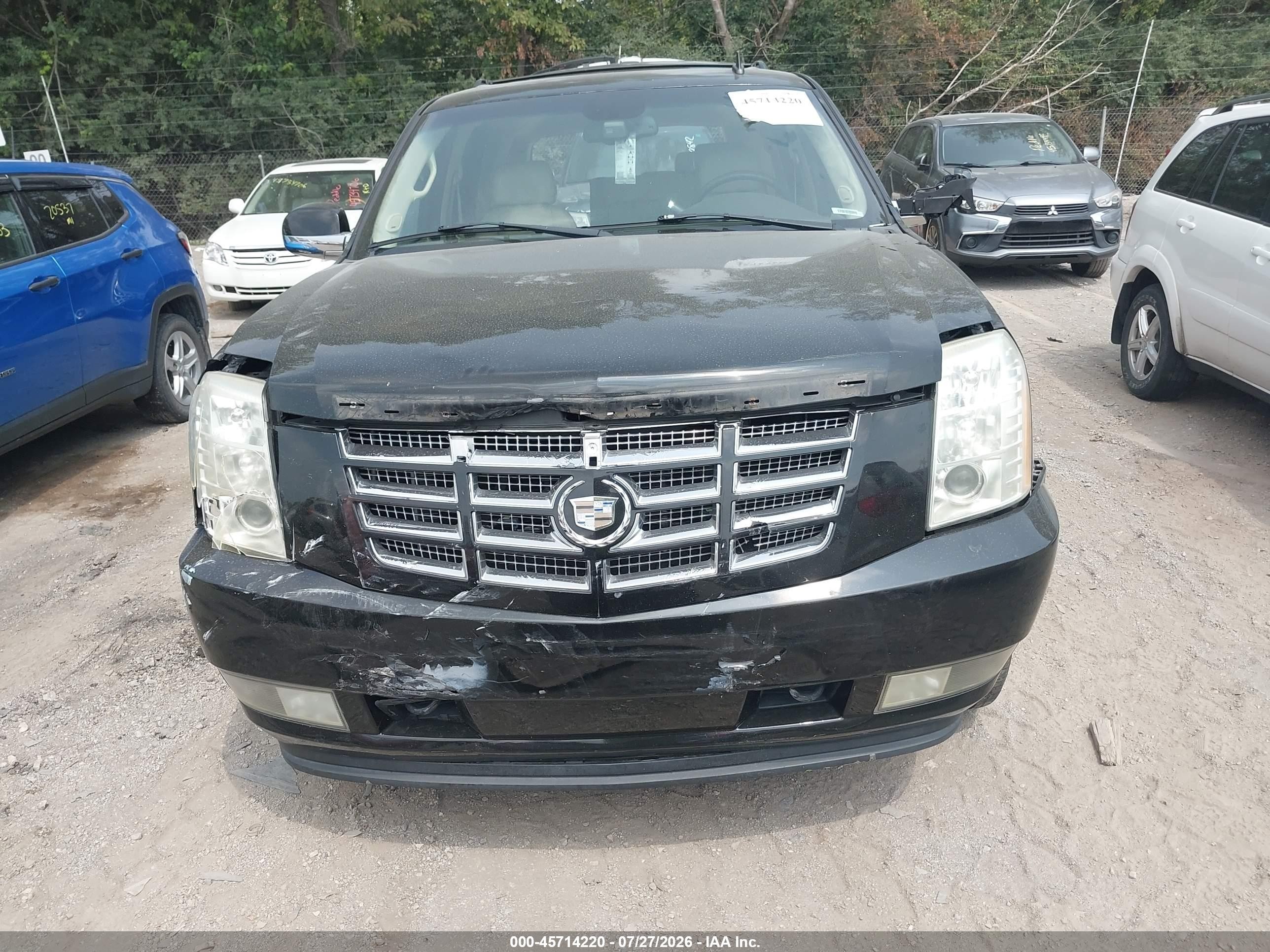 2007 Cadillac Escalade Luxury Black vin: 1GYFK63857R206715