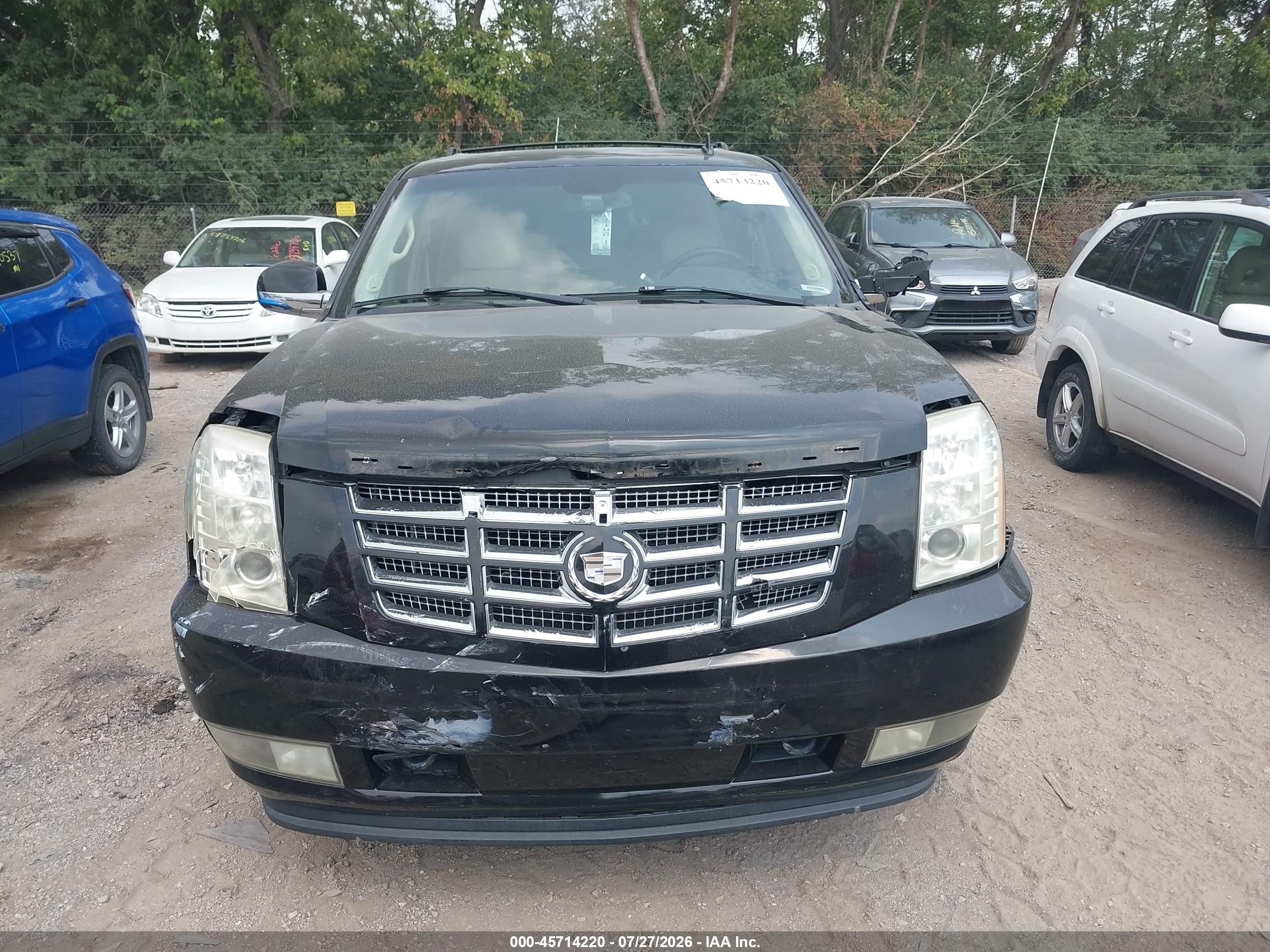 2007 Cadillac Escalade Luxury Black vin: 1GYFK63857R206715