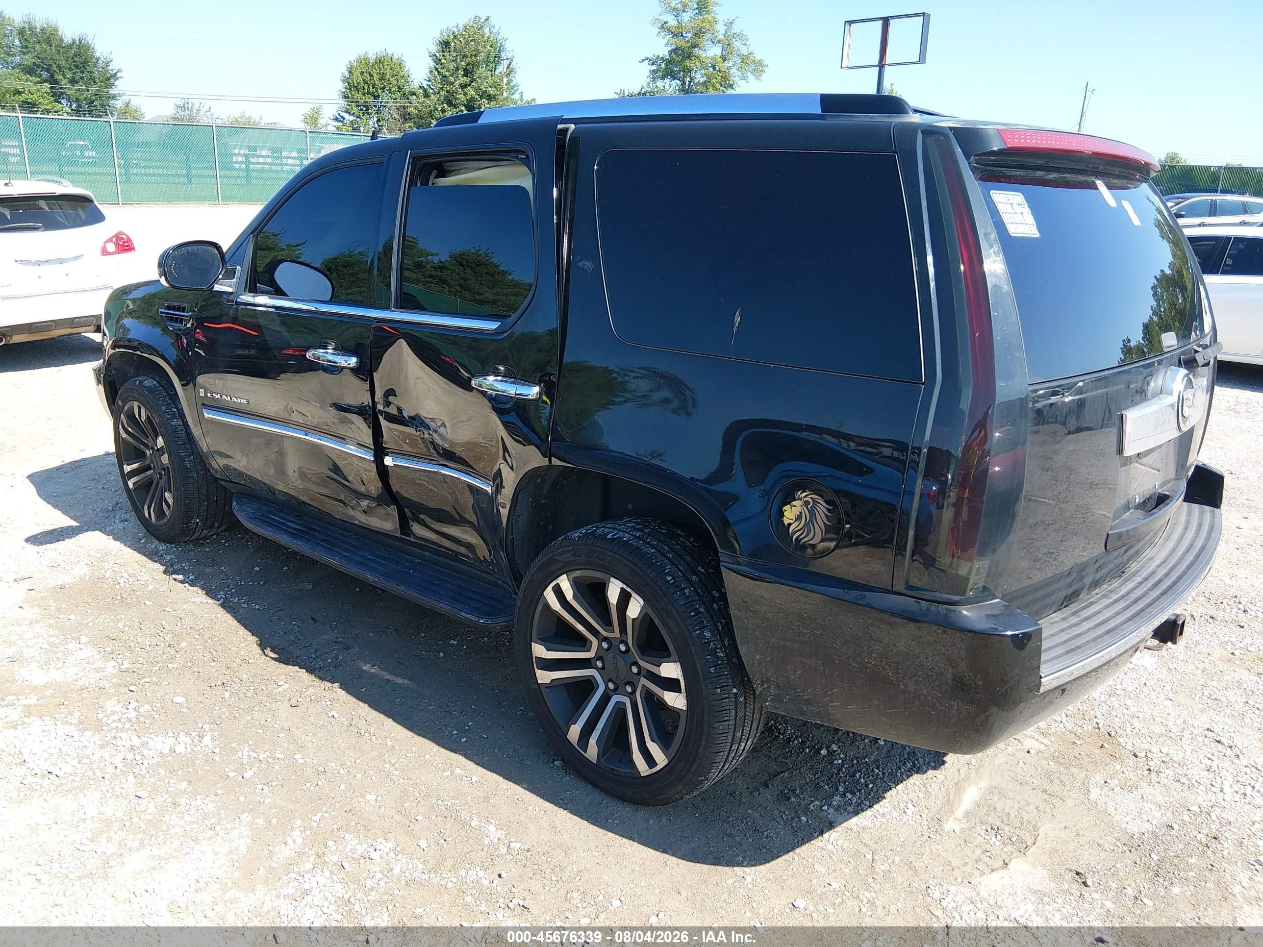 2007 Cadillac Escalade   Black vin: 1GYFK63857R405019