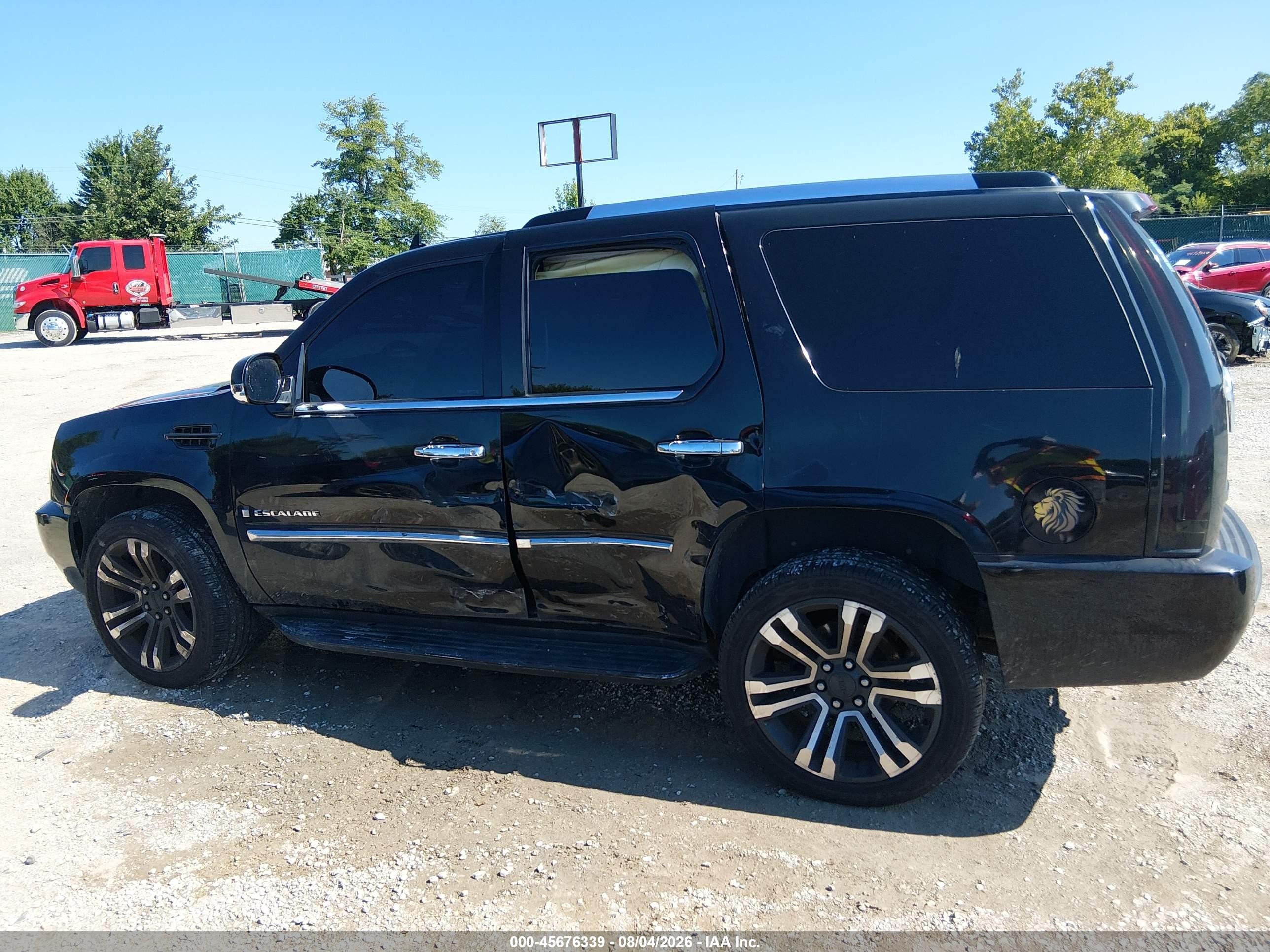 2007 Cadillac Escalade   Black vin: 1GYFK63857R405019