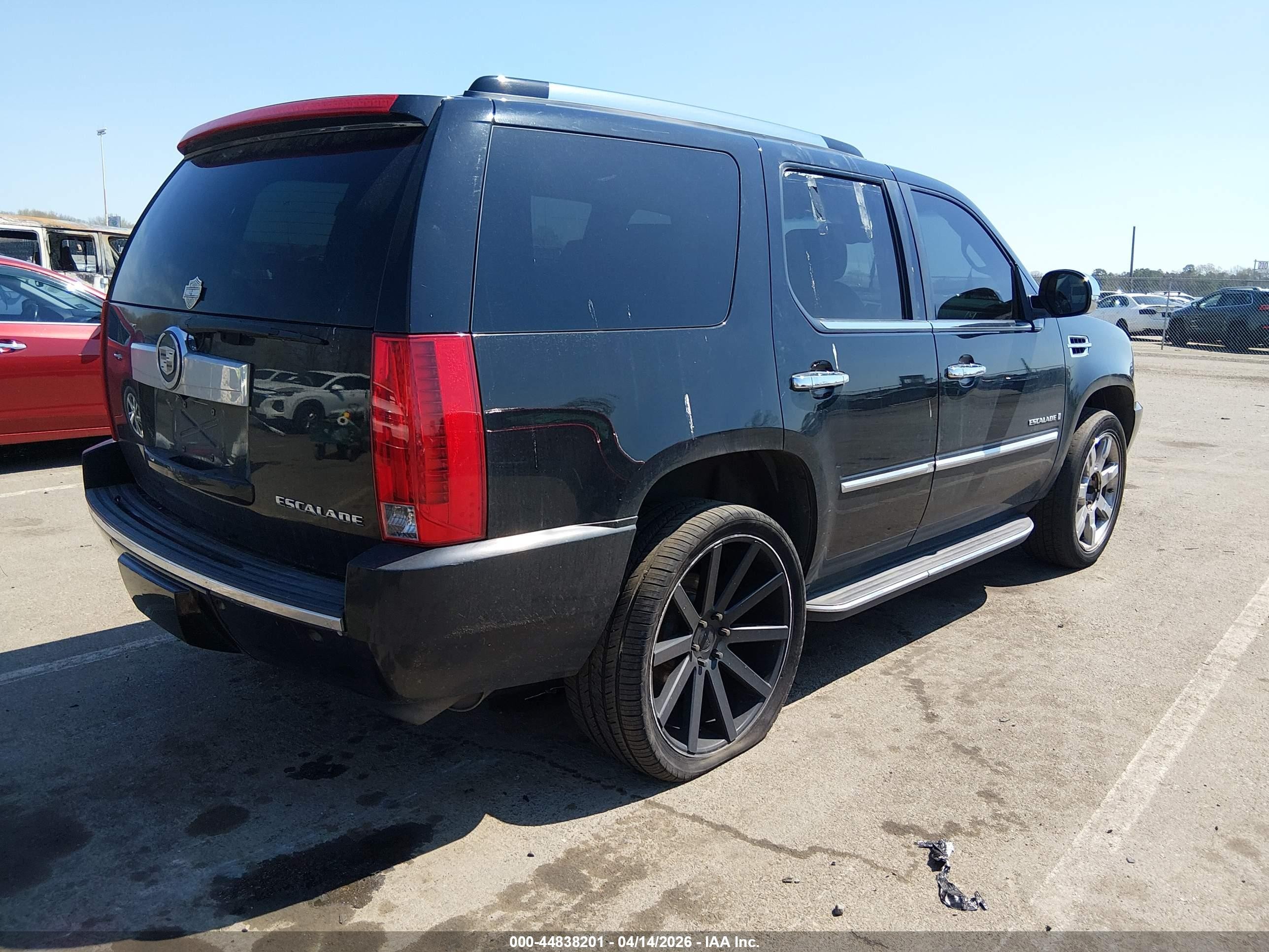 2008 Cadillac Escalade Standard Черный vin: 1GYFK63858R158263
