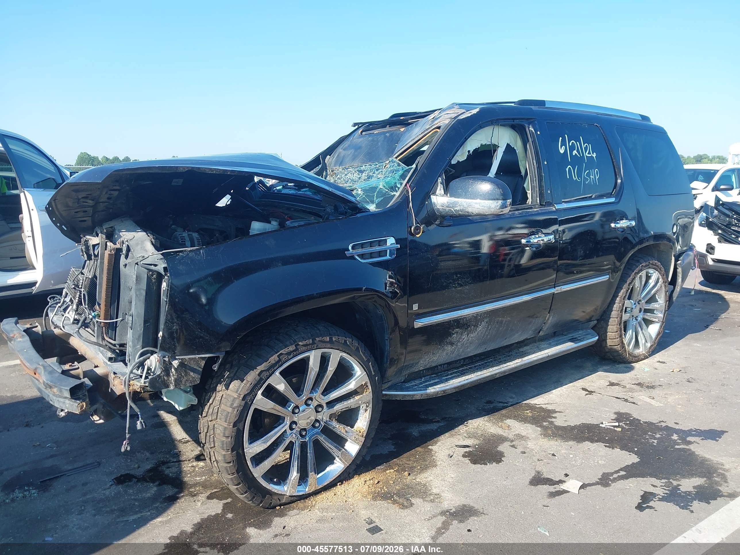 2007 Cadillac Escalade   Black vin: 1GYFK63867R185843