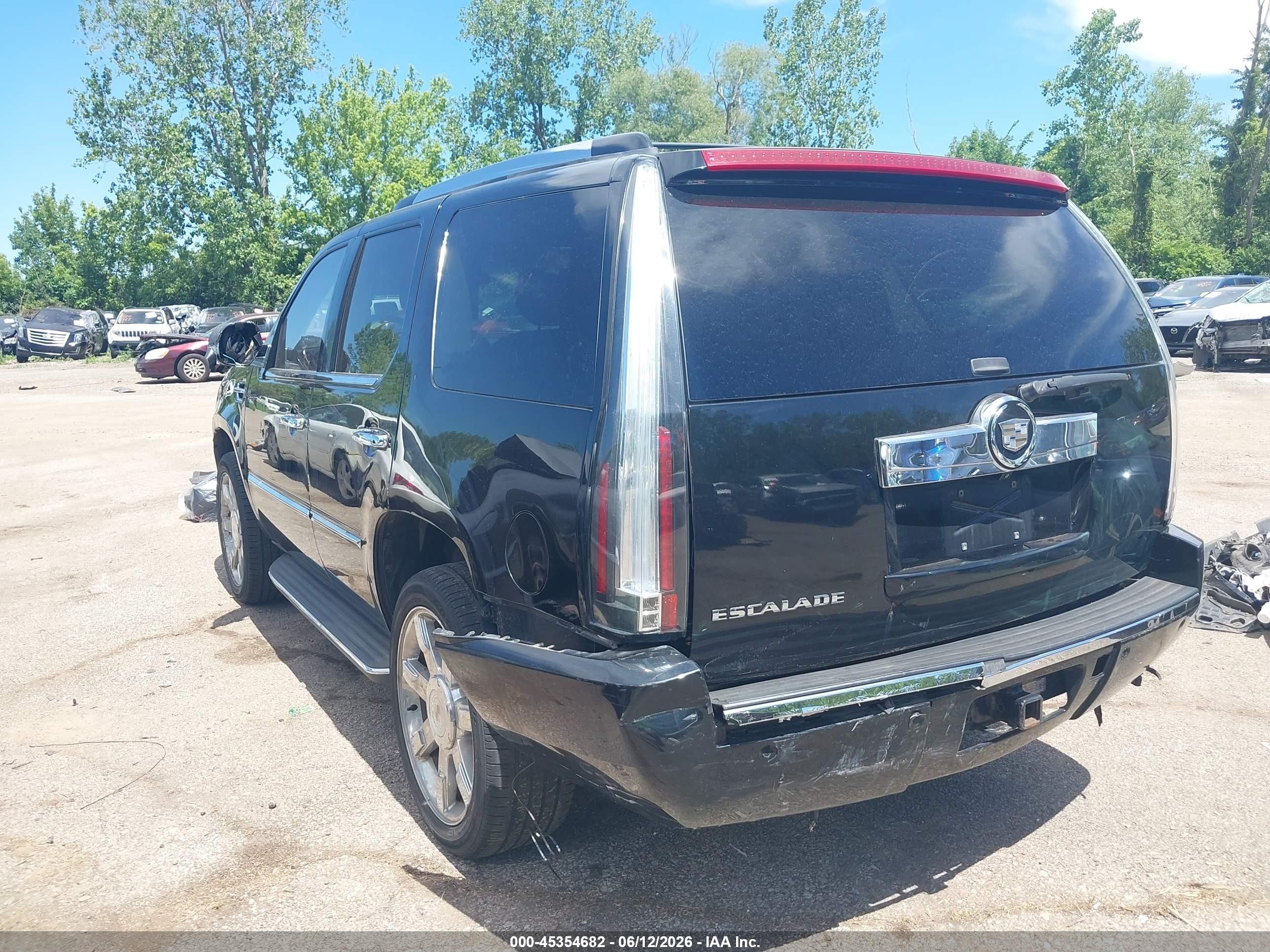 2007 Cadillac Escalade Standard Black vin: 1GYFK63867R247192