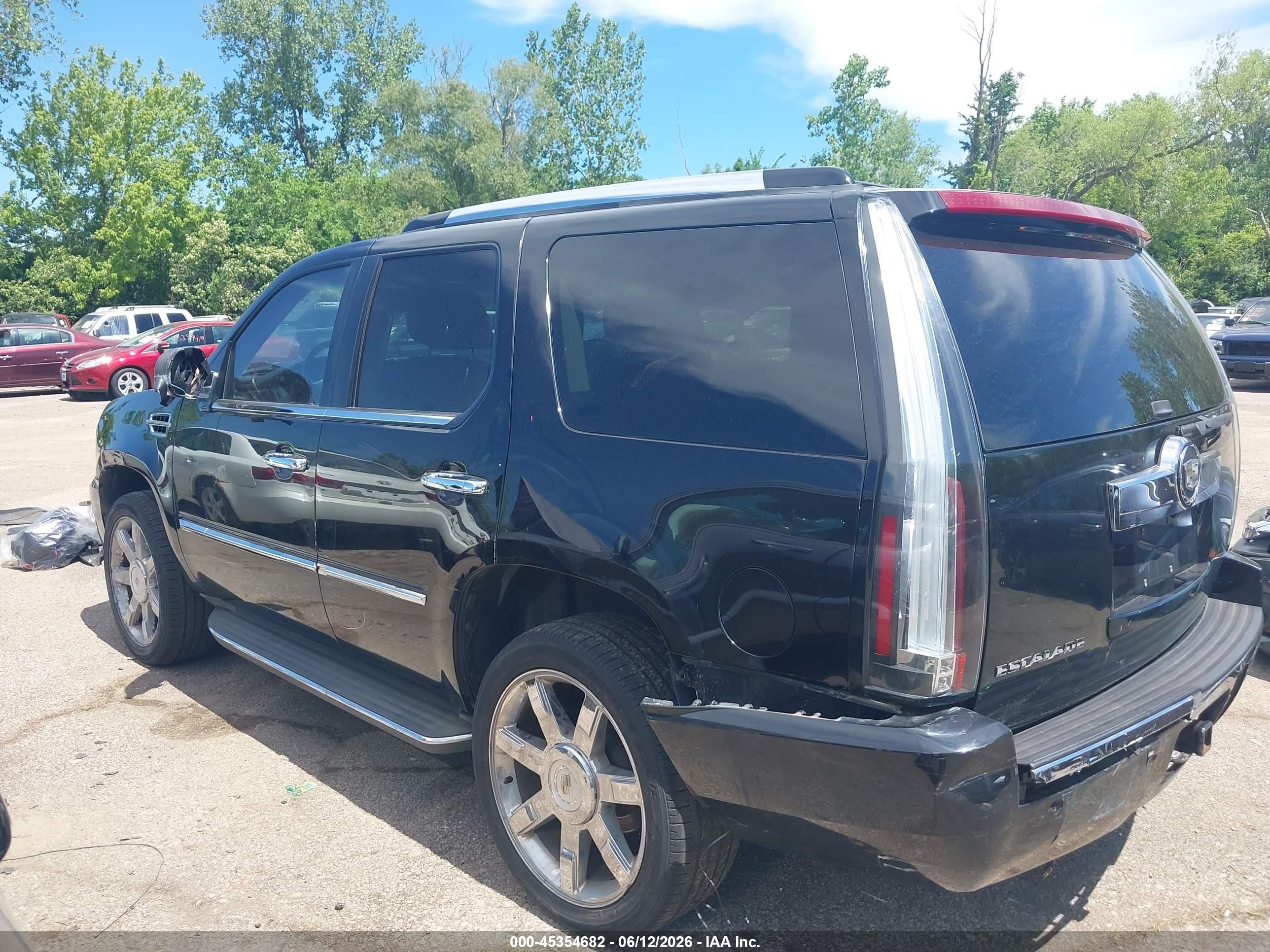 2007 Cadillac Escalade Standard Black vin: 1GYFK63867R247192