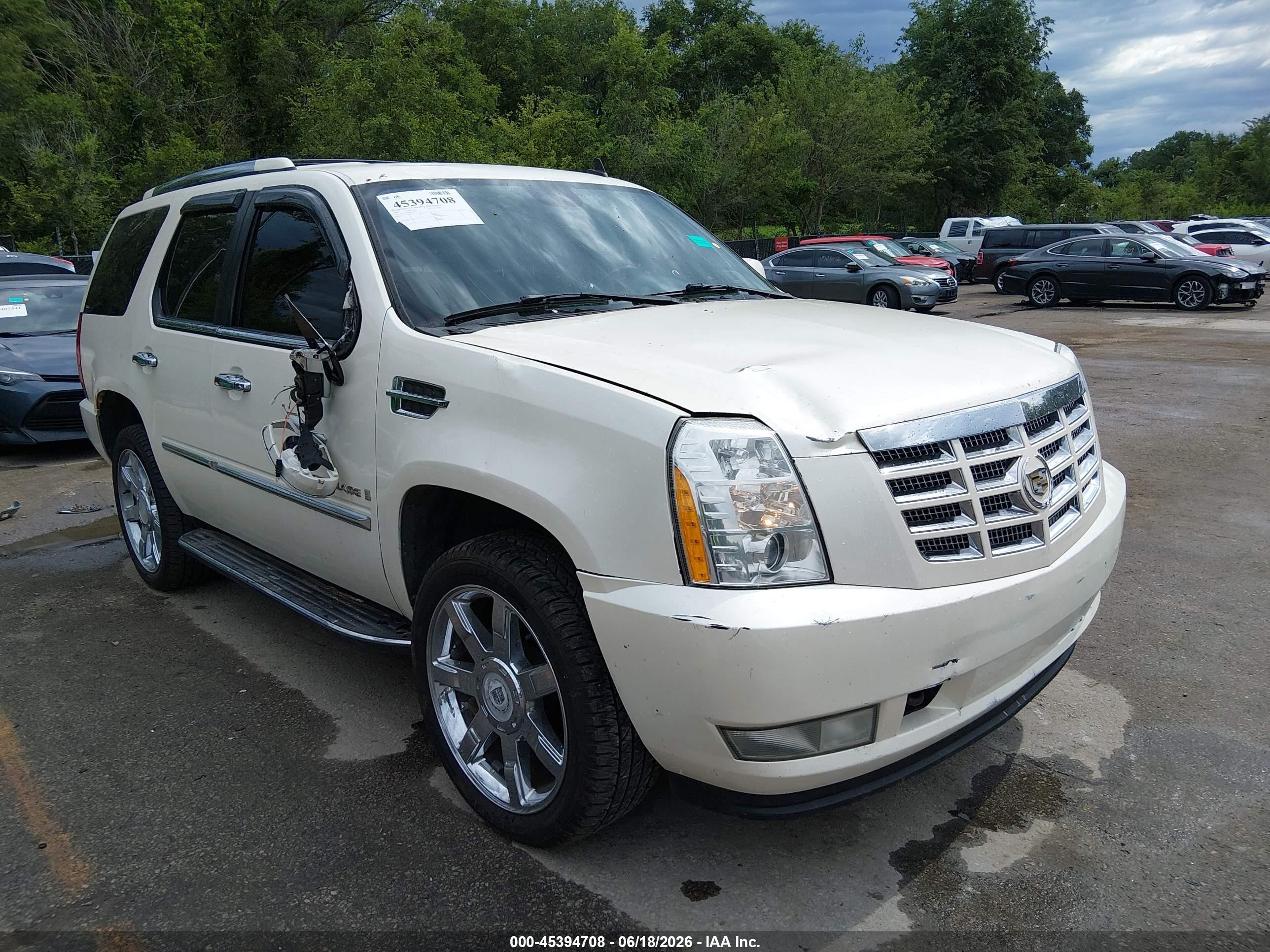 2007 Cadillac Escalade   Кремовый vin: 1GYFK63867R249458