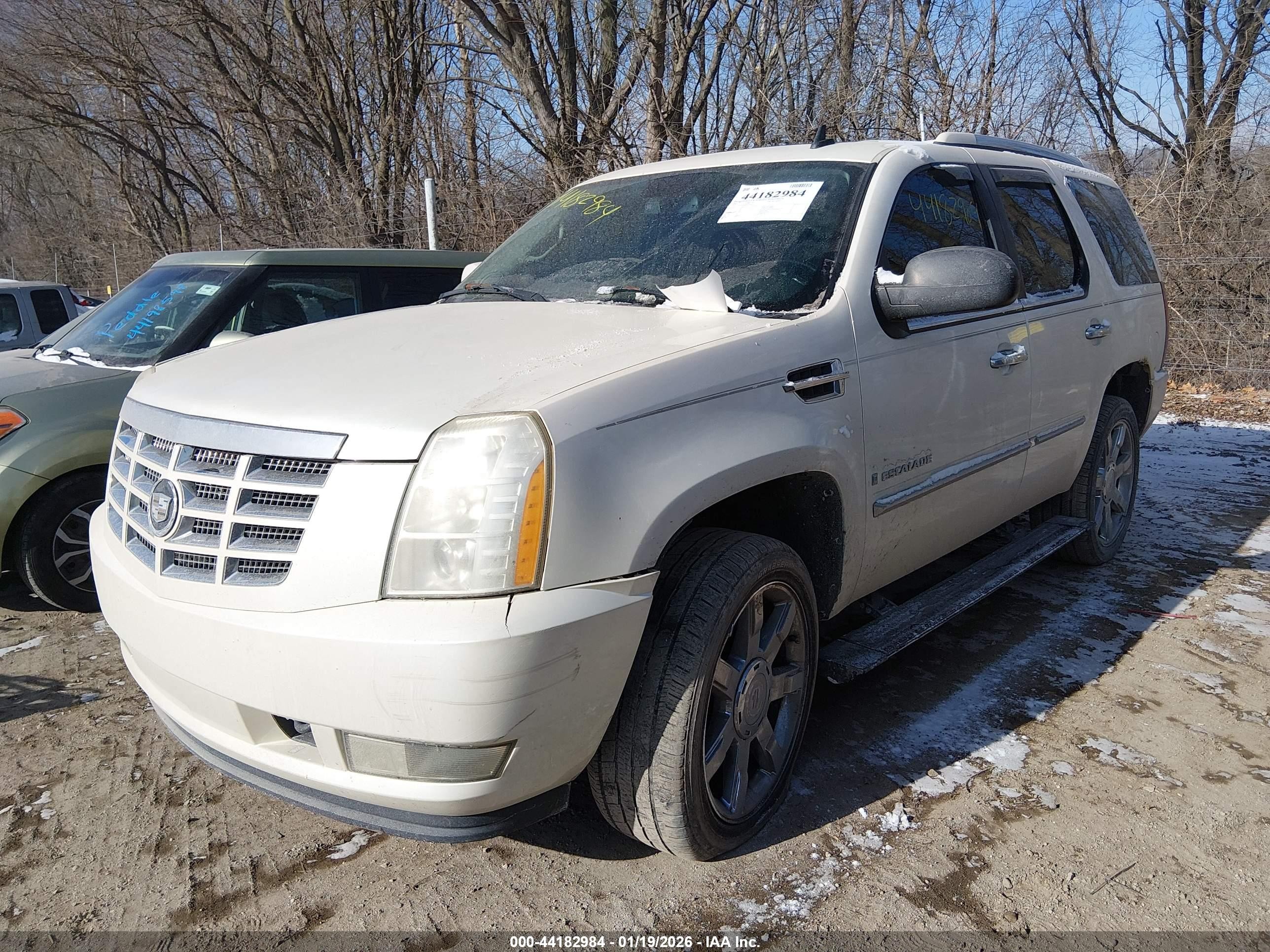 2007 Cadillac Escalade Standard Белый vin: 1GYFK63867R332162