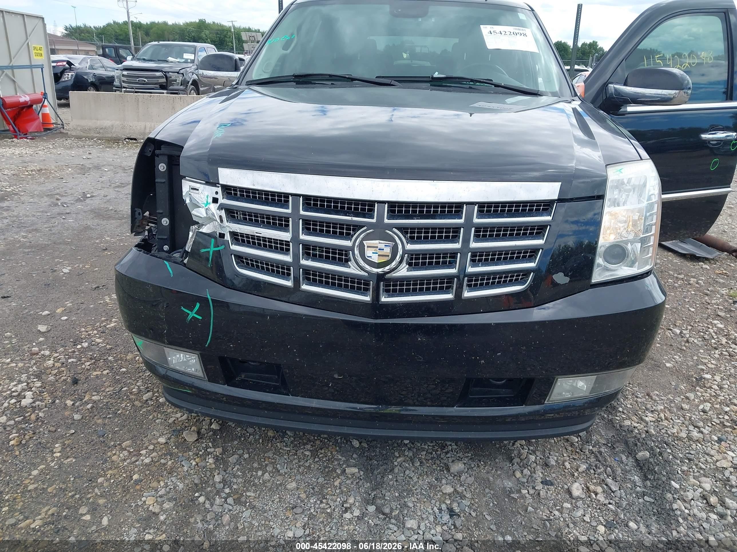 2007 Cadillac Escalade   Black vin: 1GYFK63867R337006