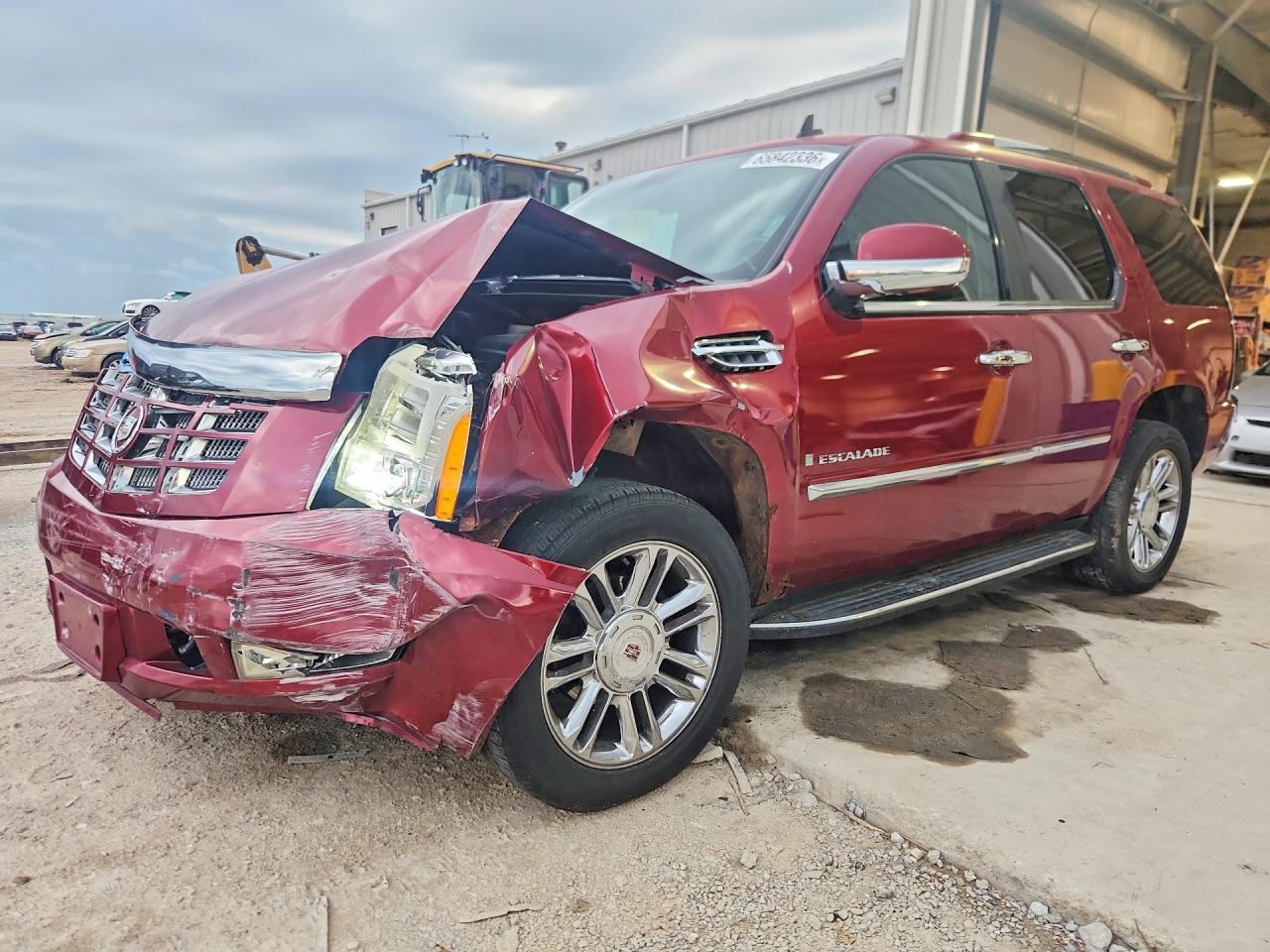 2008 Cadillac Escalade Red vin: 1GYFK63868R118970