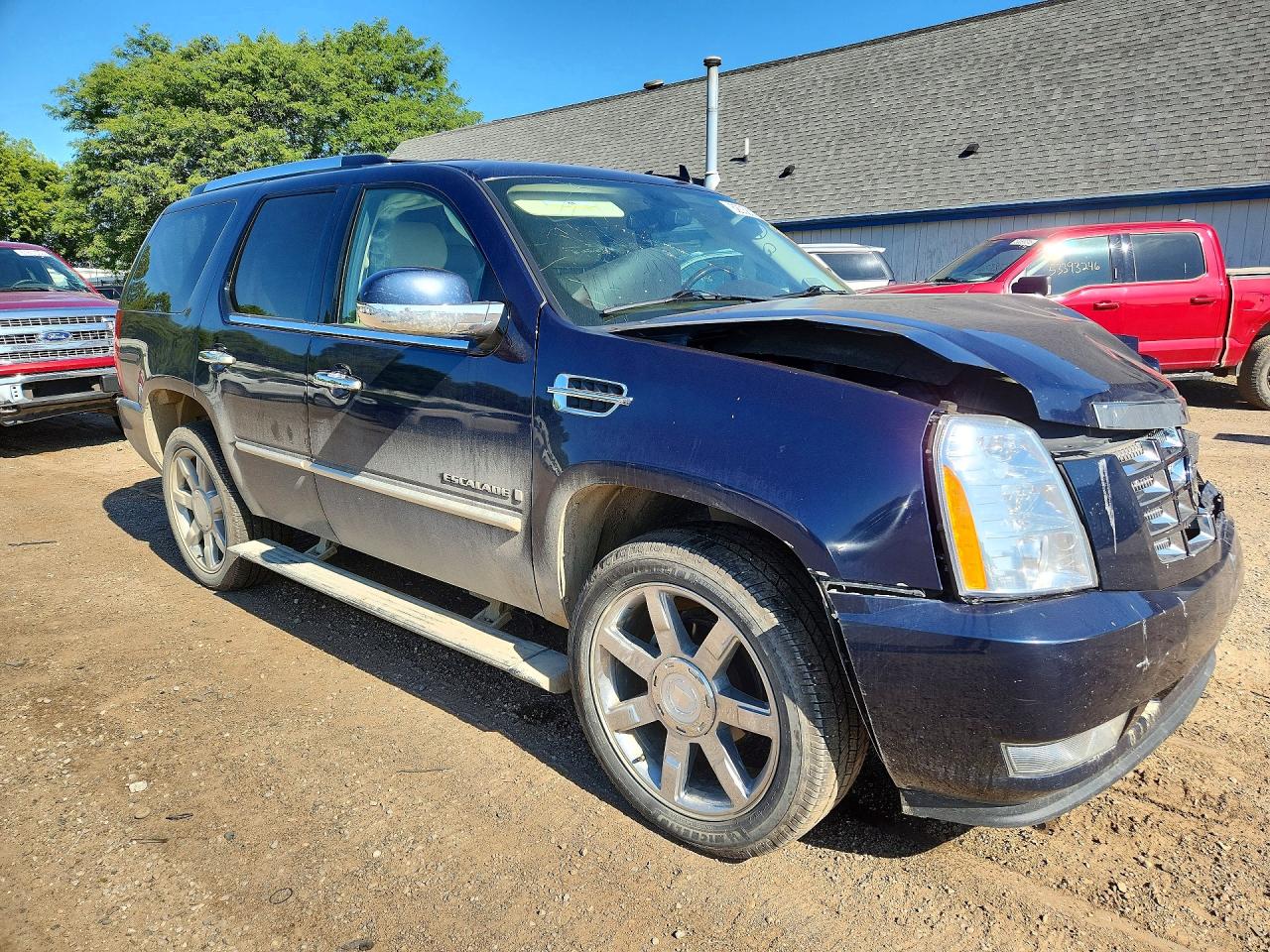 2008 Cadillac Escalade Luxury Blue vin: 1GYFK63868R271896