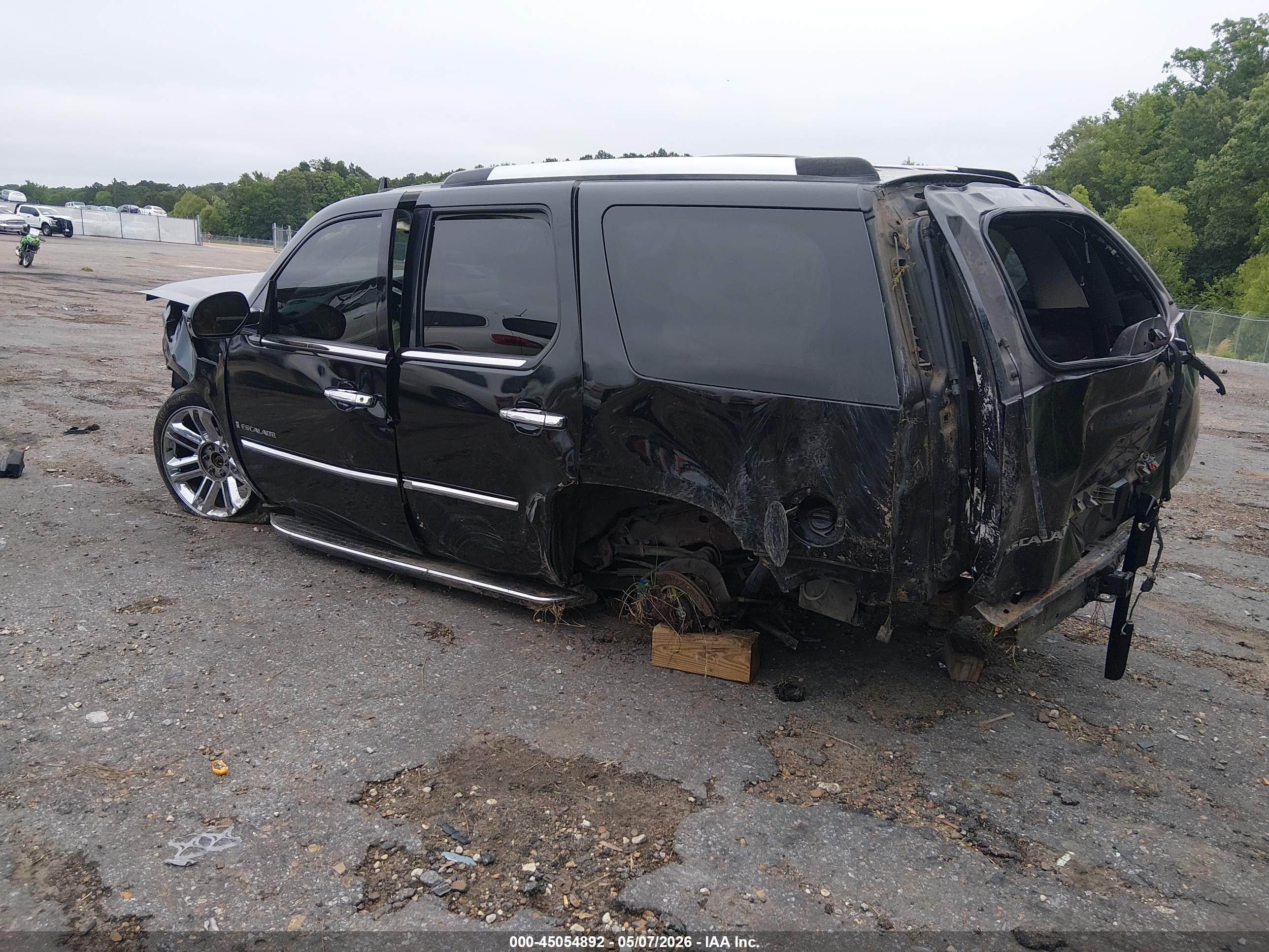 2007 Cadillac Escalade Standard Черный vin: 1GYFK63877R152625