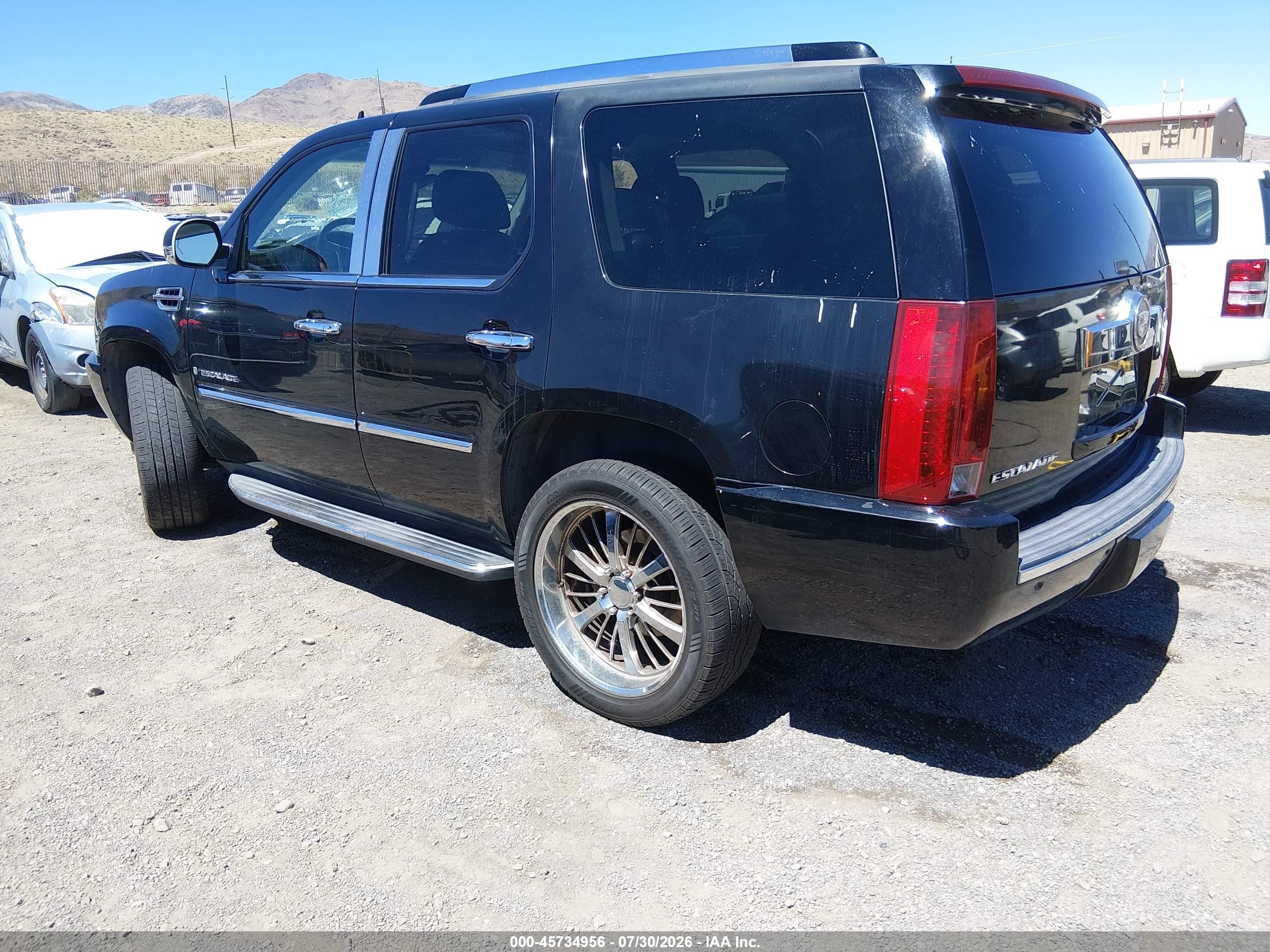 2007 Cadillac Escalade   Black vin: 1GYFK63877R231339