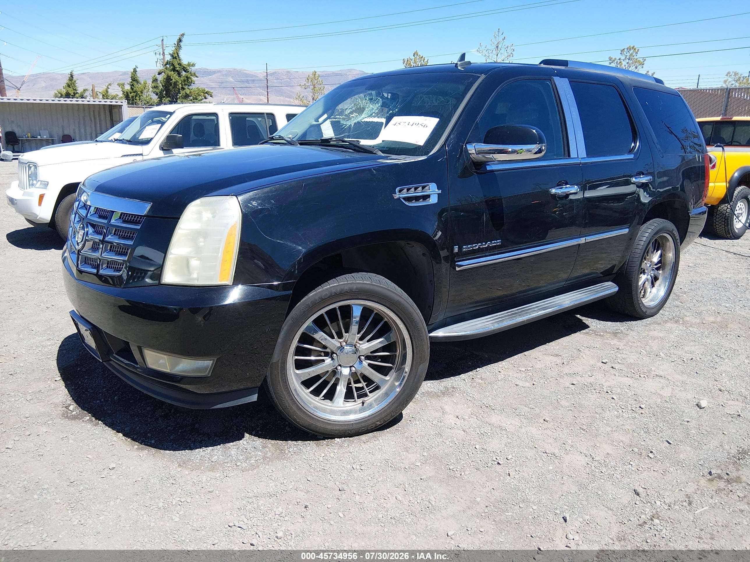 2007 Cadillac Escalade   Black vin: 1GYFK63877R231339
