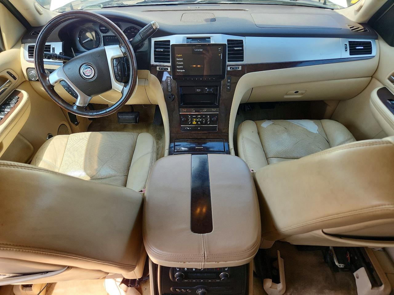 2007 Cadillac Escalade Luxury White vin: 1GYFK63877R355000