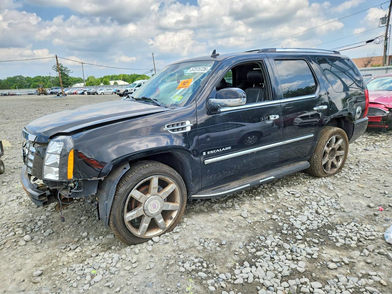 2007 Cadillac Escalade Luxury Black vin: 1GYFK63877R426874