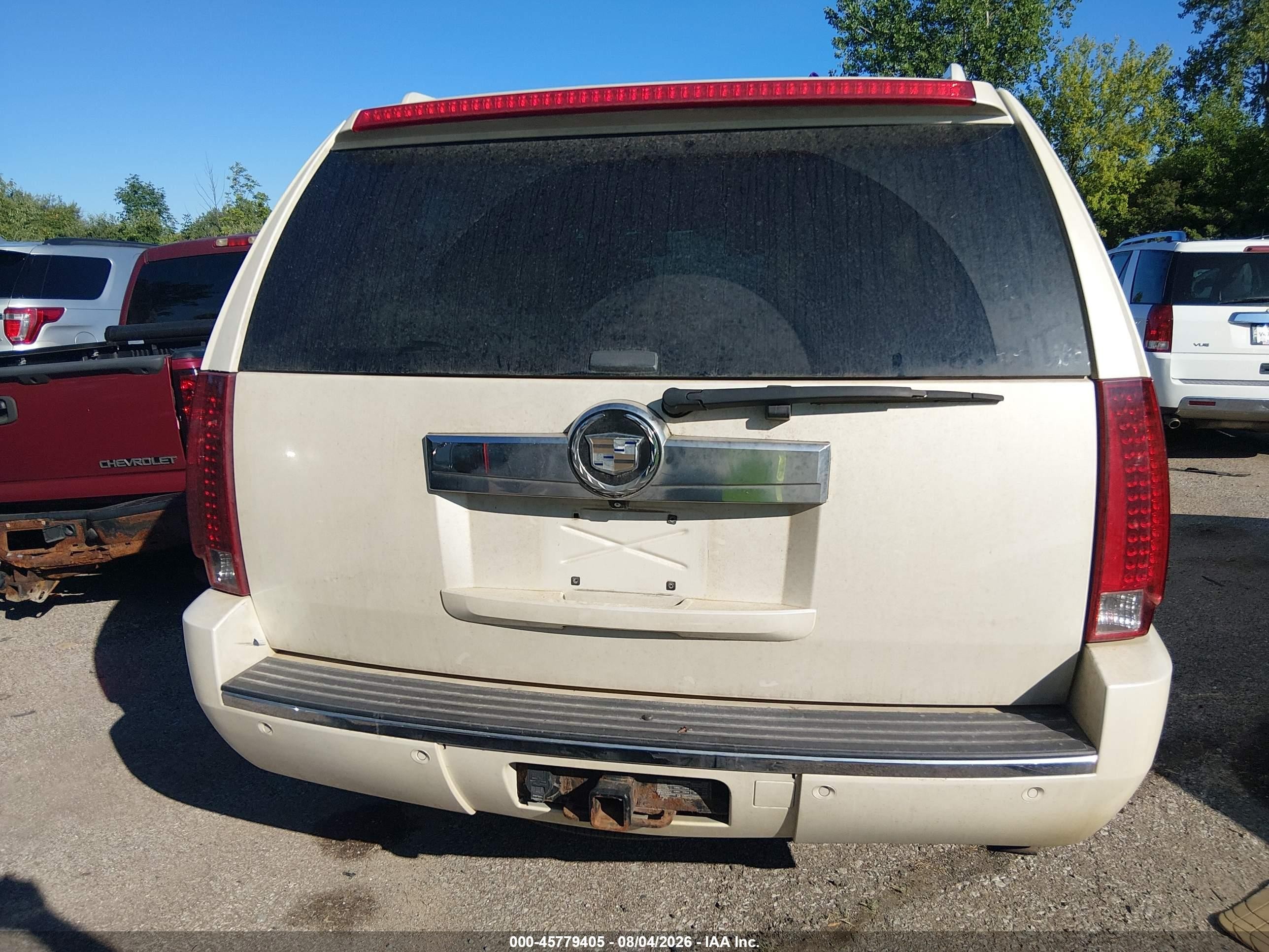 2008 Cadillac Escalade White vin: 1GYFK63878R209746