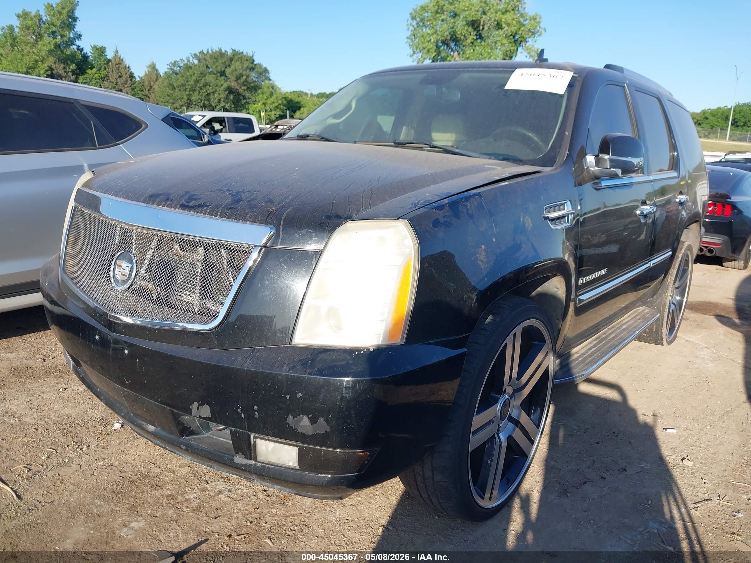 2007 Cadillac Escalade Standard Black vin: 1GYFK63887R429038