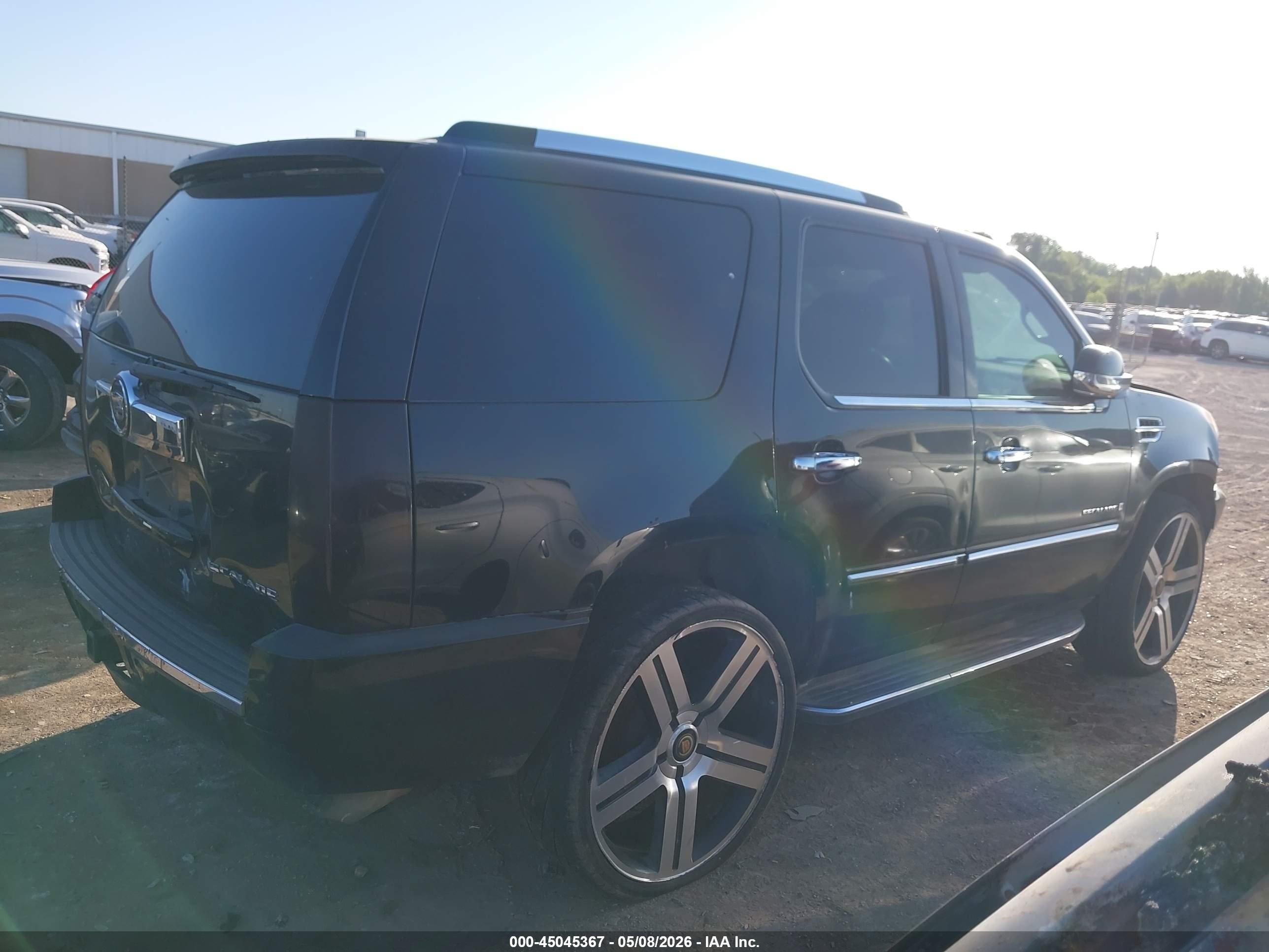 2007 Cadillac Escalade Standard Black vin: 1GYFK63887R429038