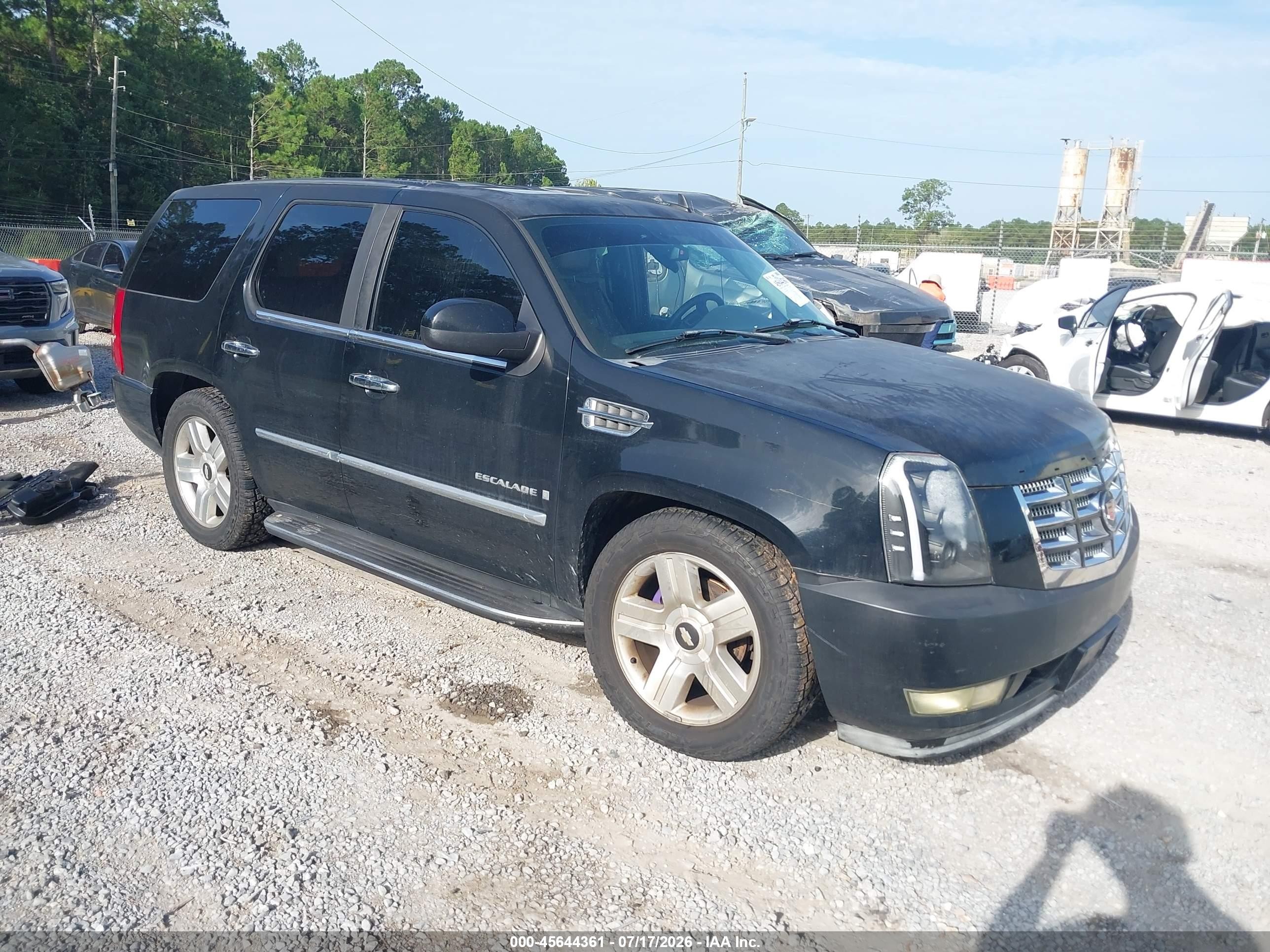 2007 Cadillac Escalade   Black vin: 1GYFK63897R194939