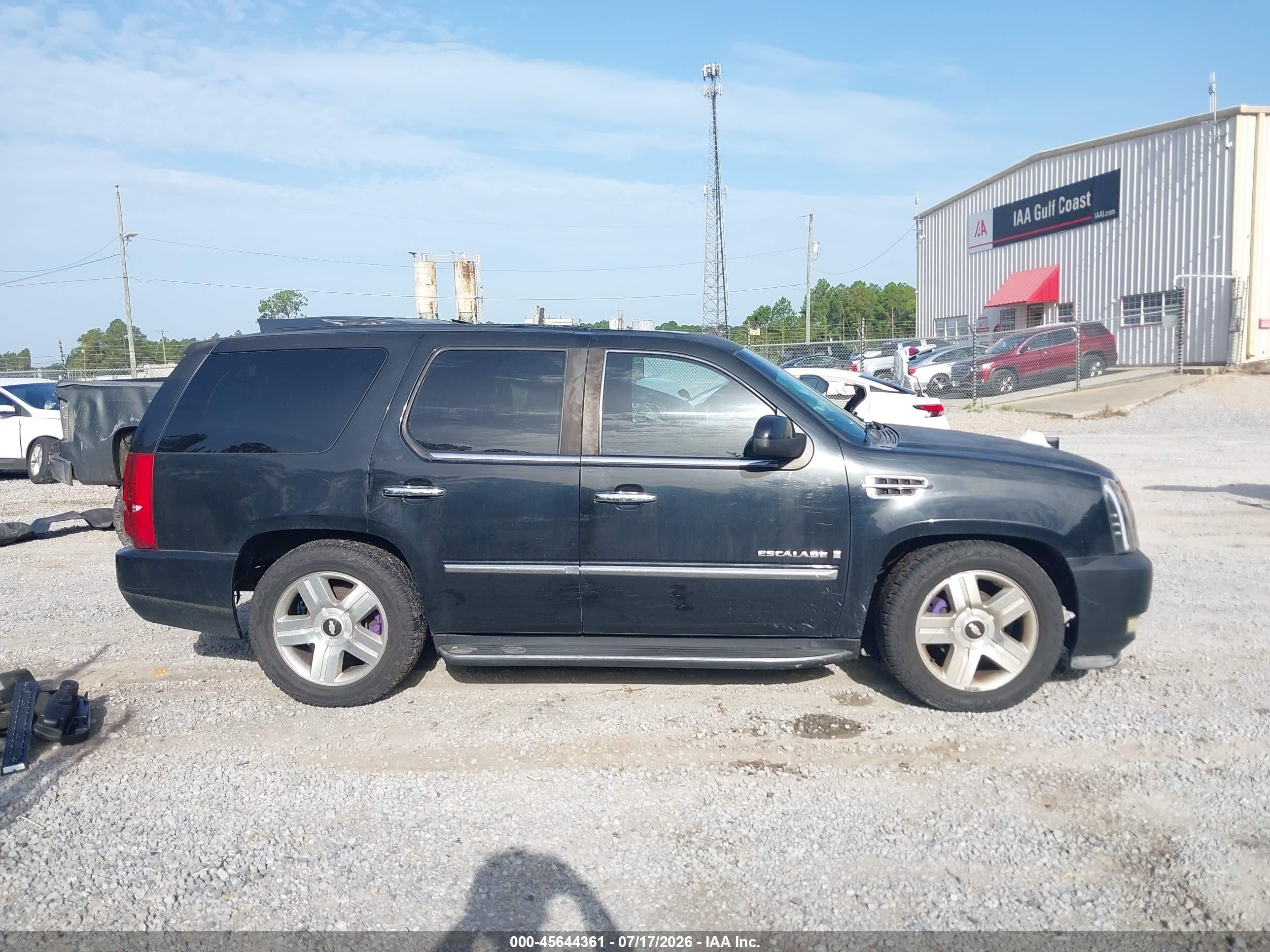 2007 Cadillac Escalade Black vin: 1GYFK63897R194939