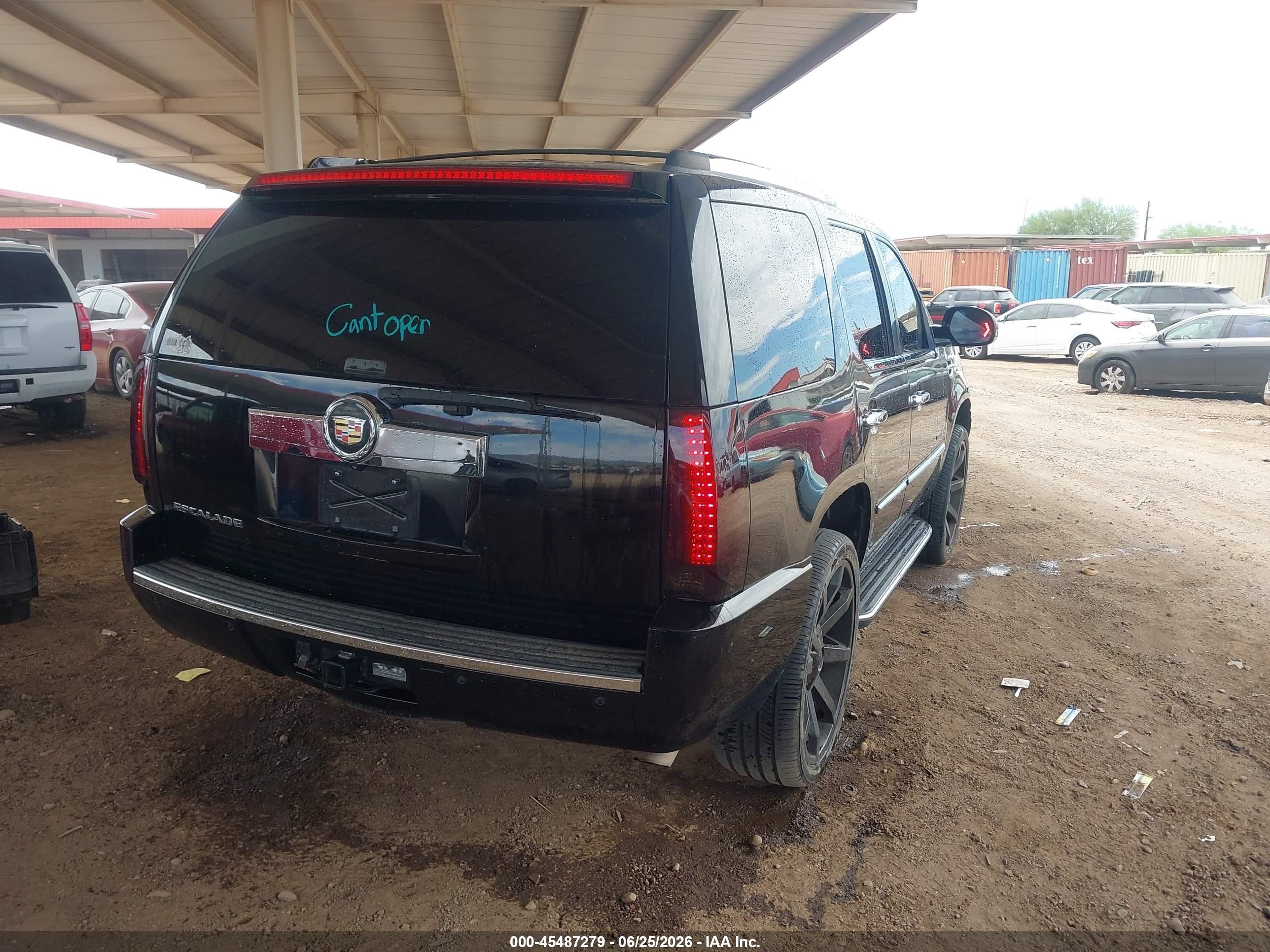 2007 Cadillac Escalade   Черный vin: 1GYFK63897R225381
