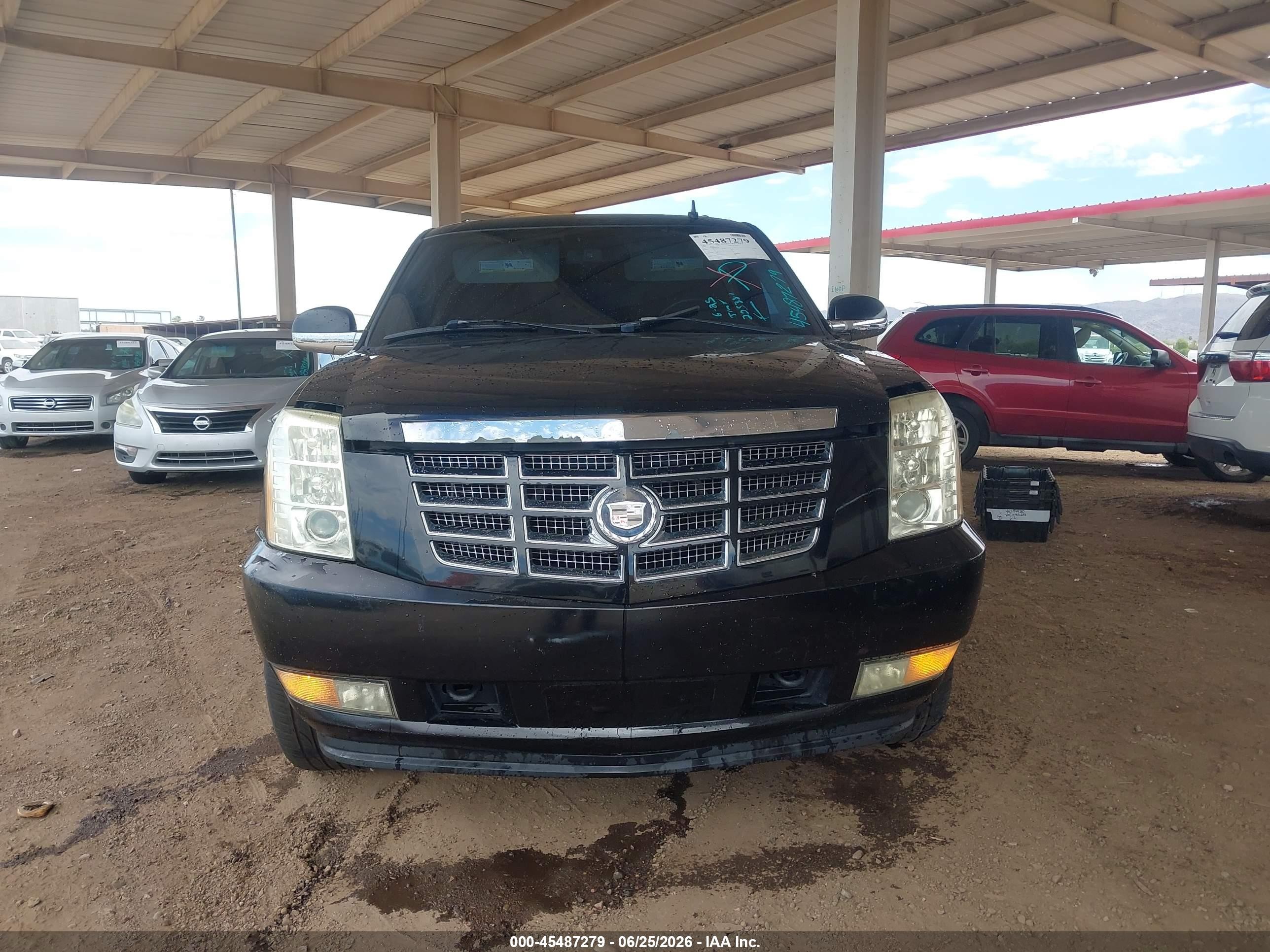 2007 Cadillac Escalade   Черный vin: 1GYFK63897R225381