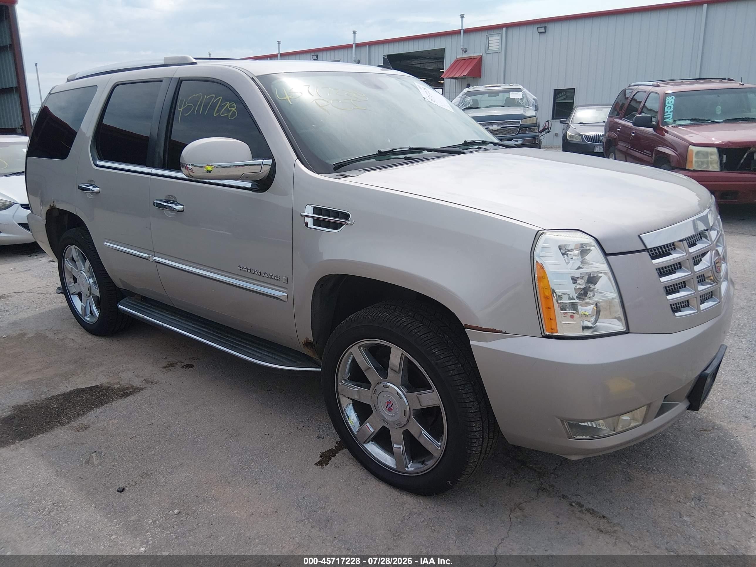 2007 Cadillac Escalade   Золотой vin: 1GYFK63897R250989