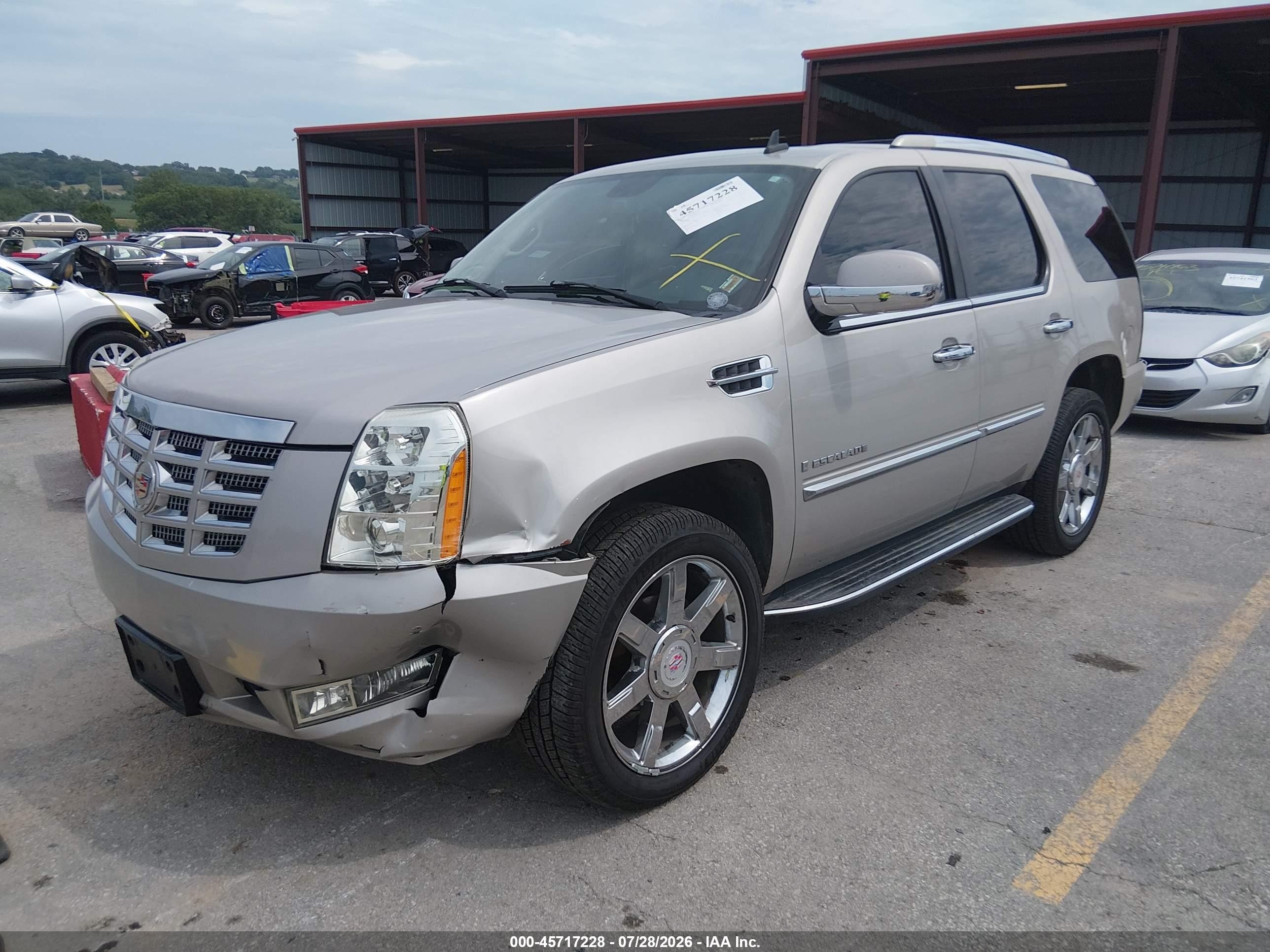 2007 Cadillac Escalade   Gold vin: 1GYFK63897R250989