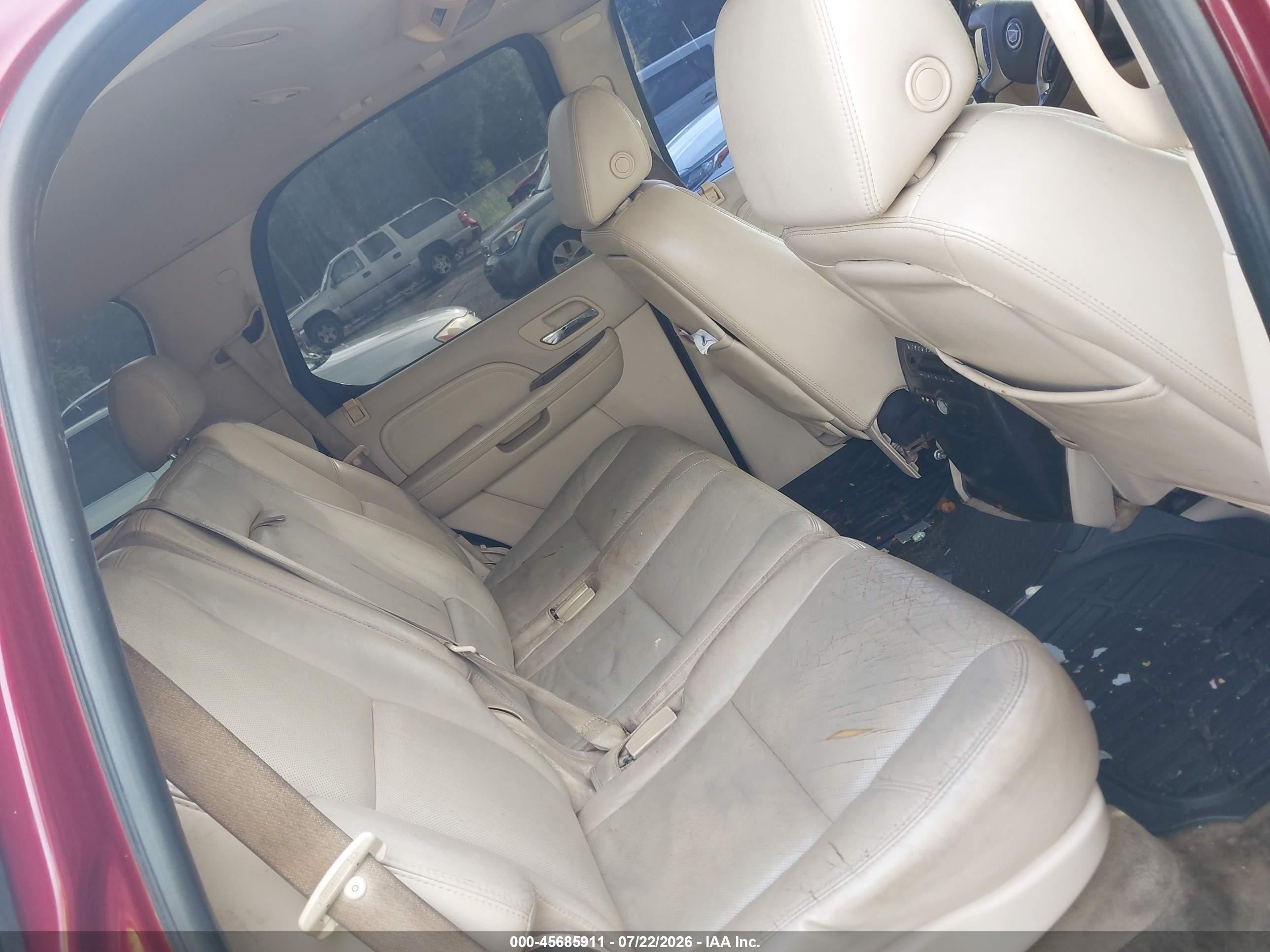 2007 Cadillac Escalade   Burgundy vin: 1GYFK638X7R298663