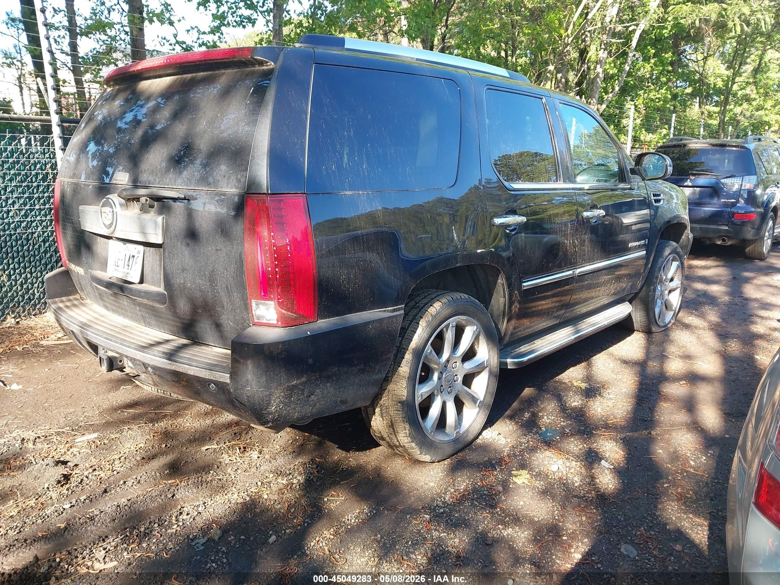 2007 Cadillac Escalade Standard Черный vin: 1GYFK638X7R342046