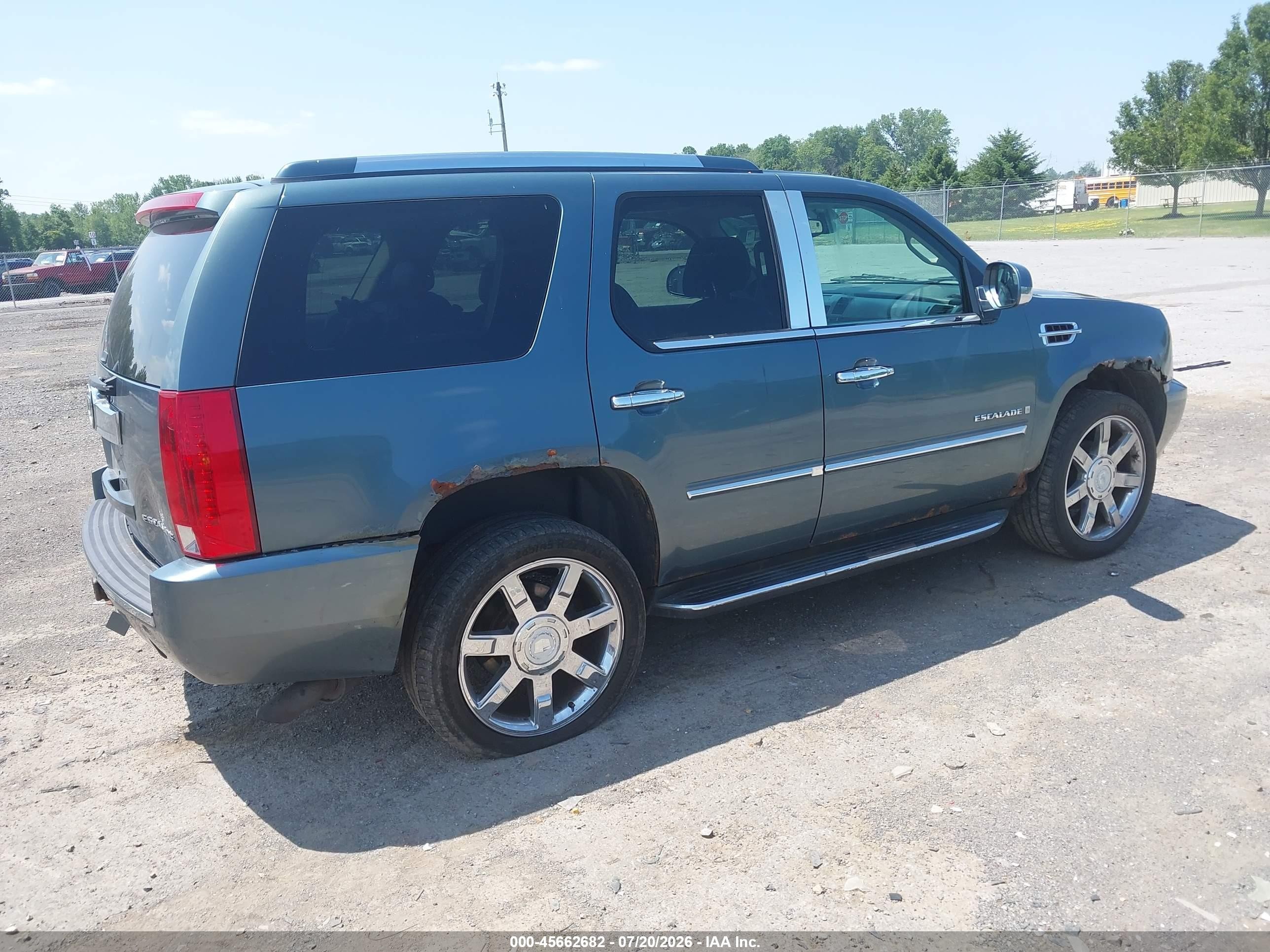 2008 Cadillac Escalade   Синий vin: 1GYFK638X8R263154
